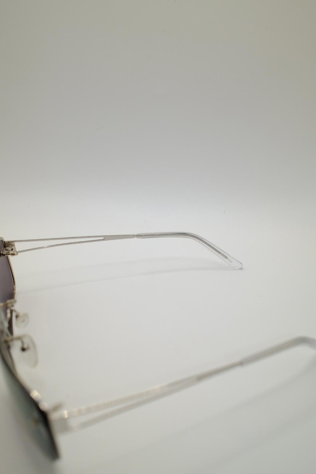 Jean Paul Gaultier 90's Jean Paul Gaultier Titanium Rim Blue Tint Sunglasses Size ONE SIZE - 6 Thumbnail