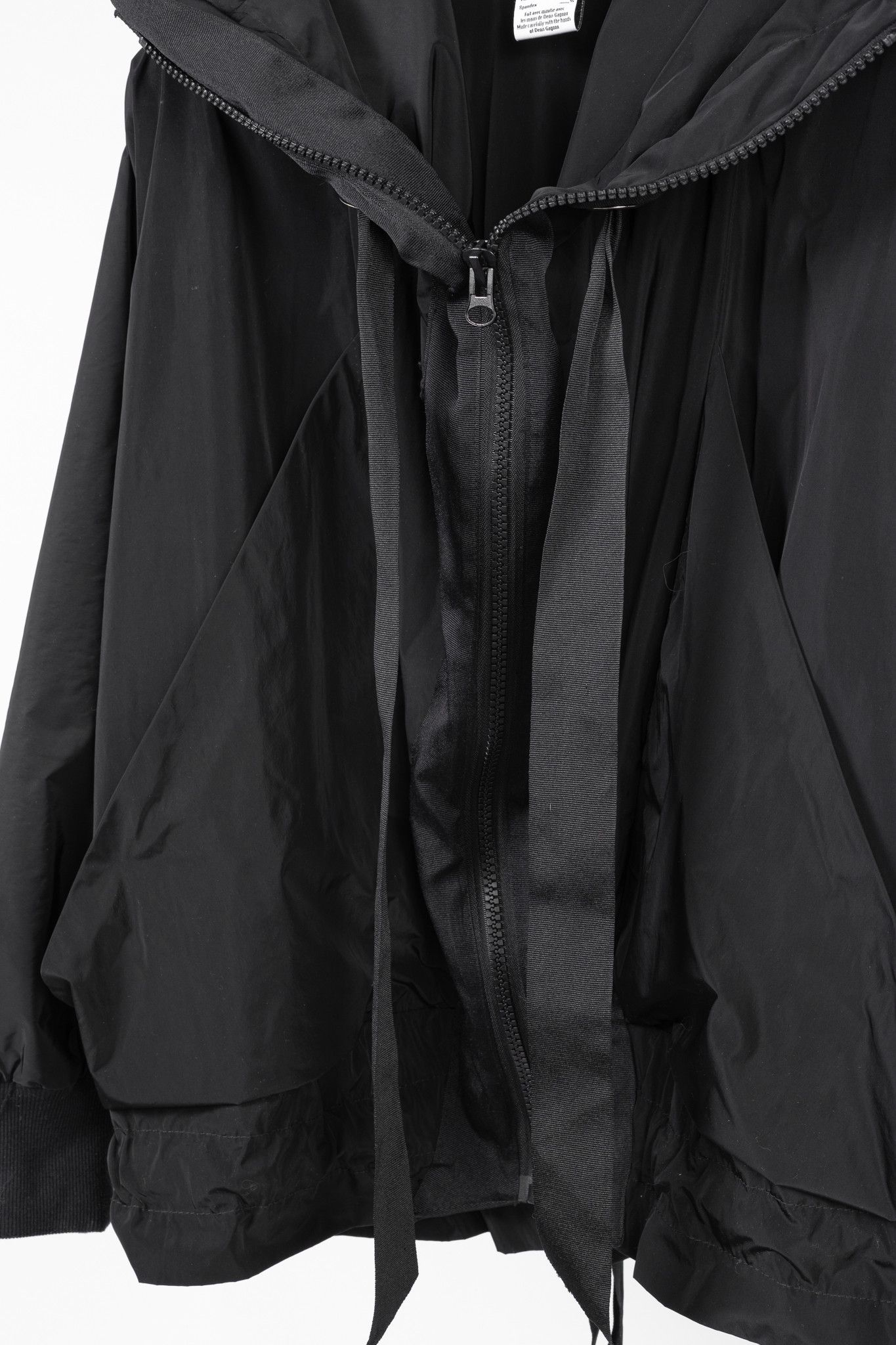 Other Denis Gagnon Black Taffeta Oversized Hooded Jacket Size L / US 10 / IT 46 - 7 Thumbnail