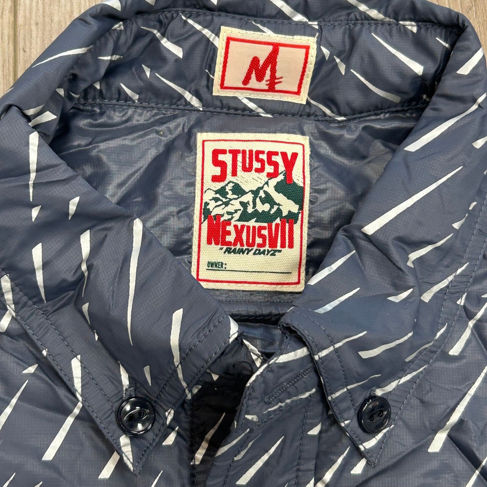 Stussy Rare FW13 Stussy x Nexus VII NX-7 Rainy Dayz Packable Shirt Size US M / EU 48-50 / 2 - 4 Thumbnail