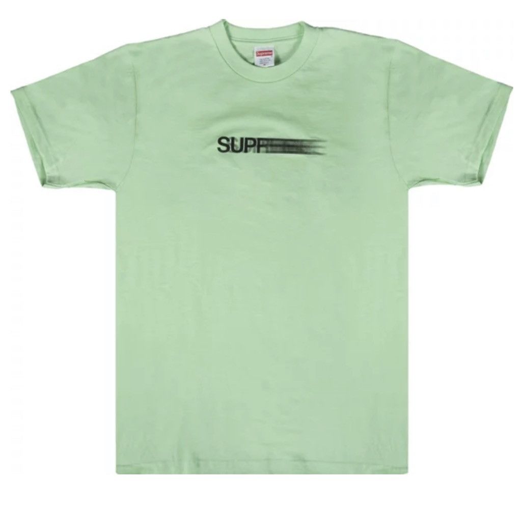 Supreme motion logo store green