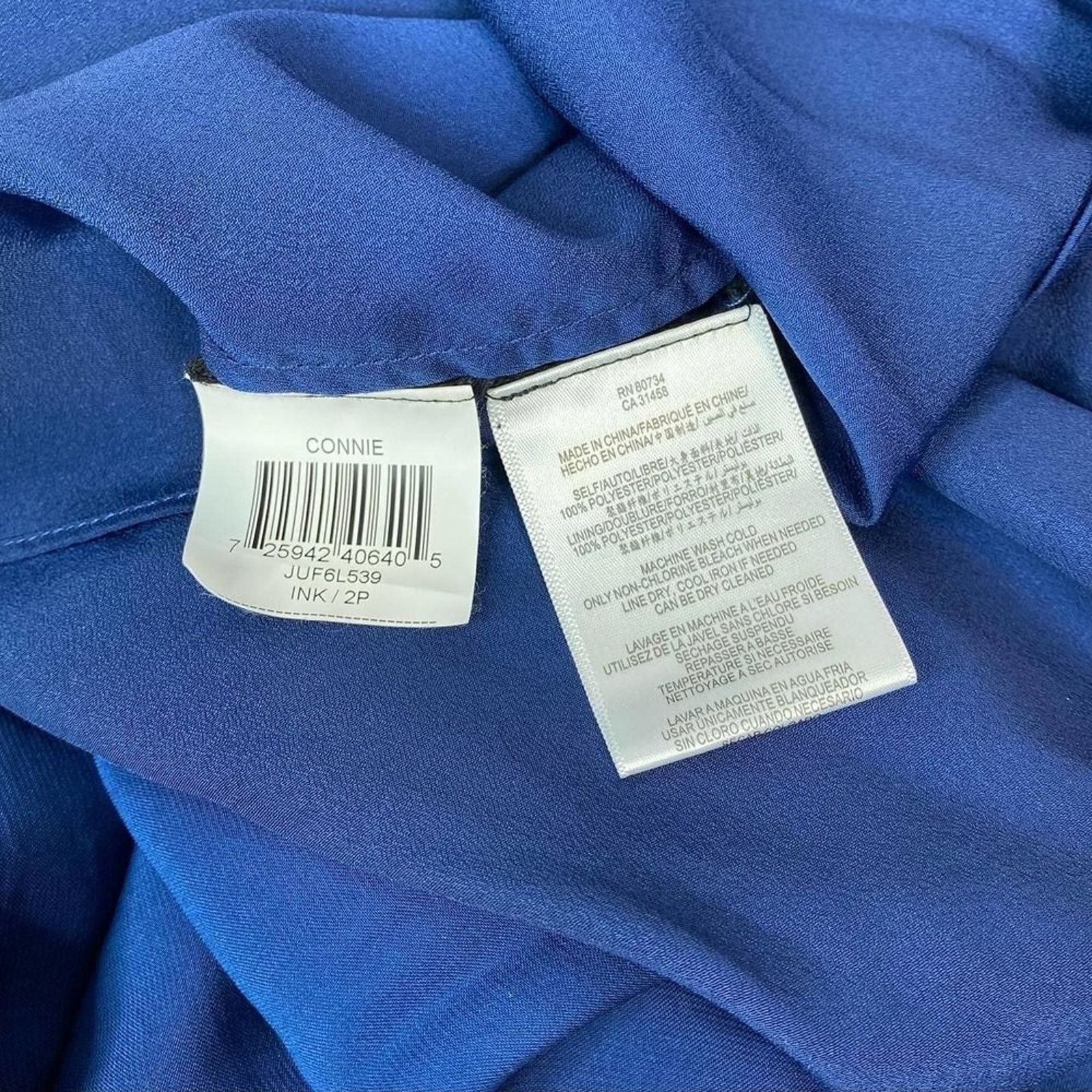 Bcbgmaxazria NWT BCBG max azria elegant blue dress p2 Size XS / US 0-2 / IT 36-38 - 7 Thumbnail