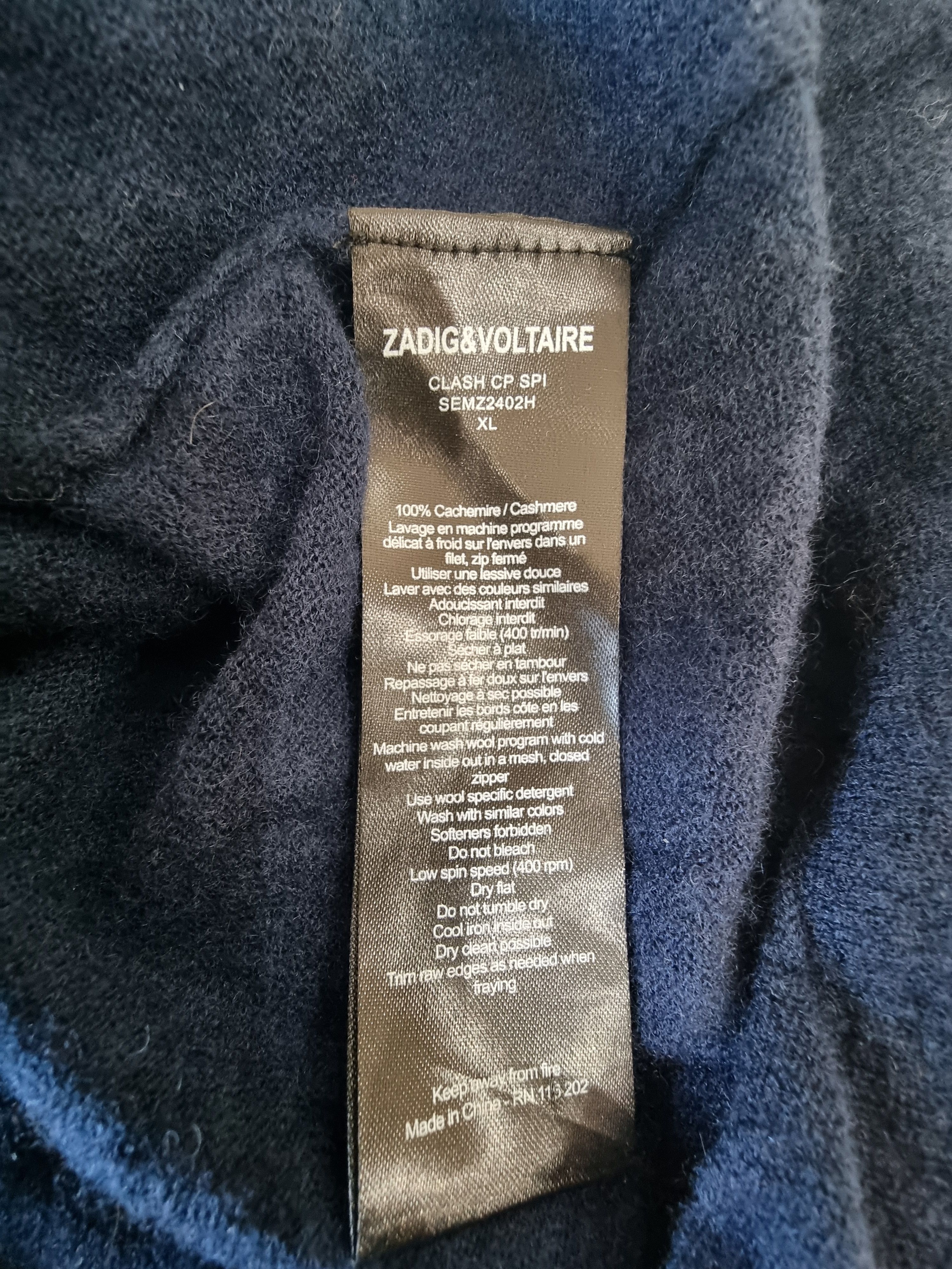 Zadig & Voltaire Zadig & Voltaire cashmere hoodie Size US XL / EU 56 / 4 - 3 Thumbnail