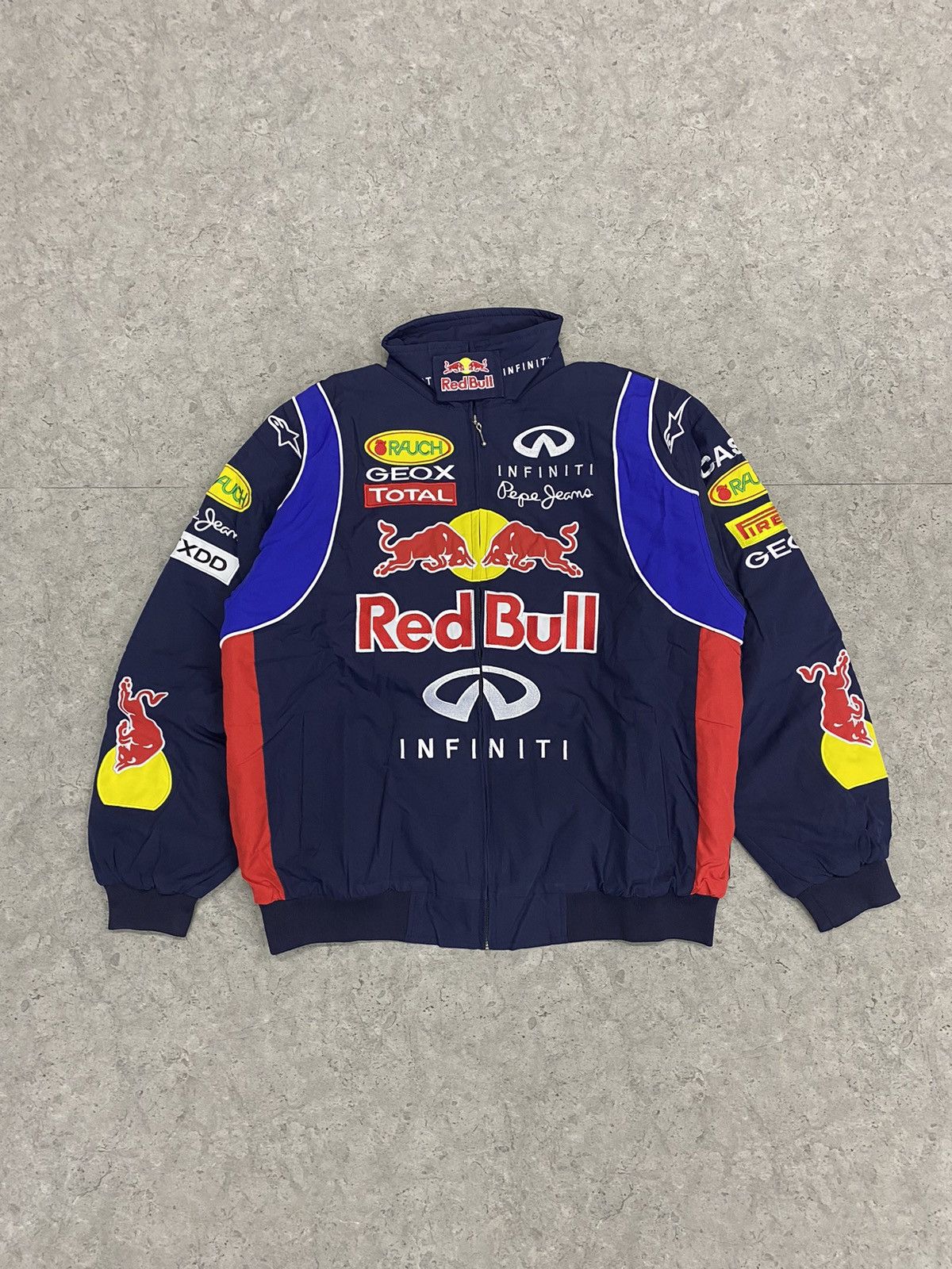 Vintage Vintage Racing Jacket Red Bull Infinity Pepe Jeans NASCAR | Grailed