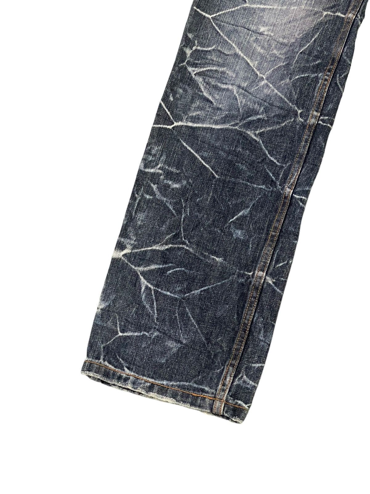 Japanese Brand Double Waist Jeans Nylaus Honeycomb Faded Straight Cut 8🟦5 Size US 30 / EU 46 - 13 Thumbnail