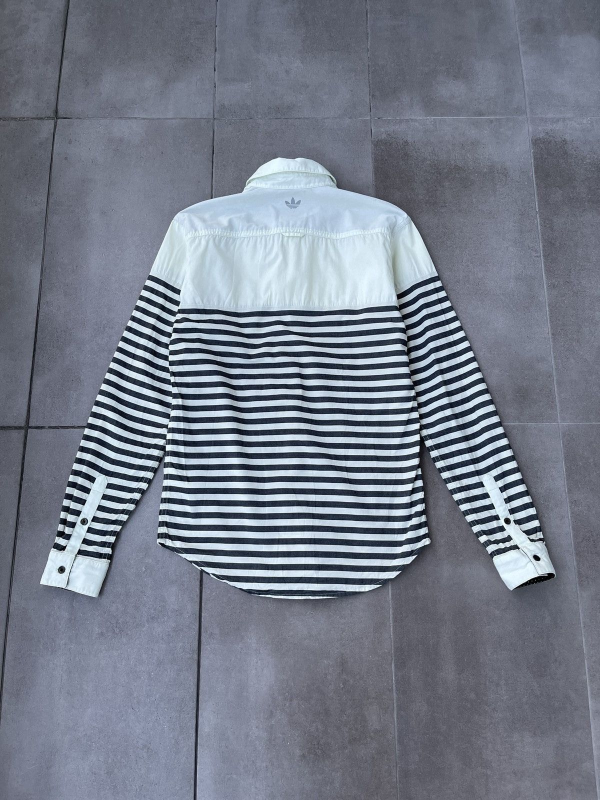 Opening Ceremony SS13 Adidas X Openning Ceremony Stripped Cream Shirt Size US M / EU 48-50 / 2 - 8 Thumbnail