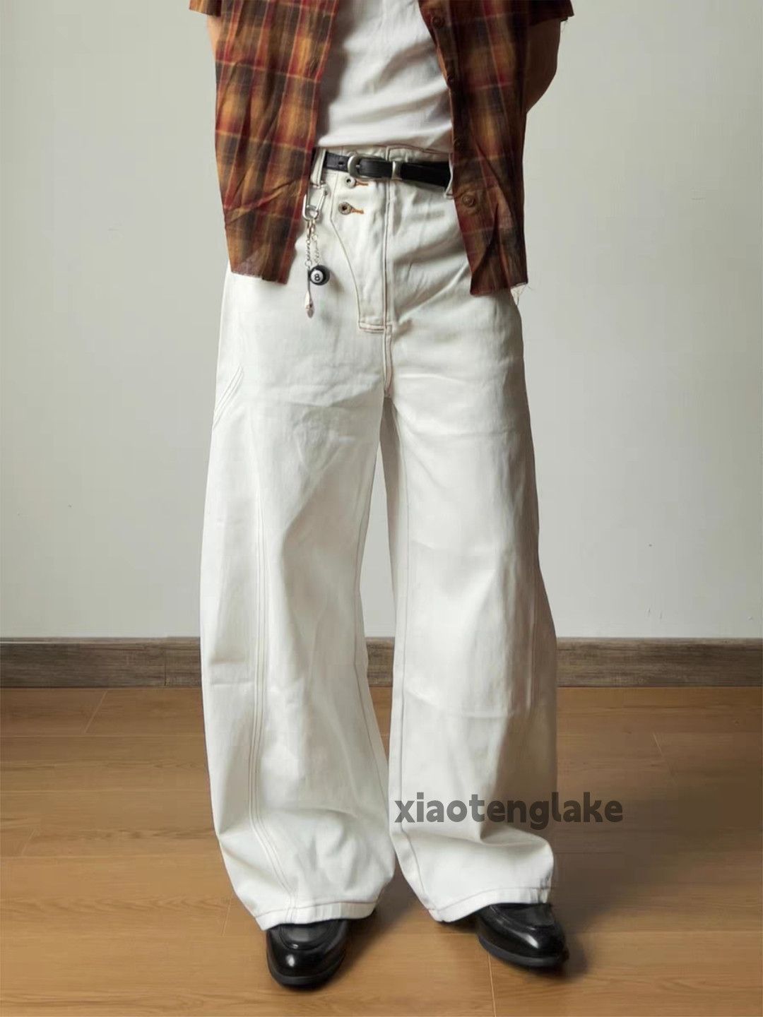 Jean xz utility loose baggy flared vintage wide Leg jeans Size US 28 / EU 44 - 7 Thumbnail