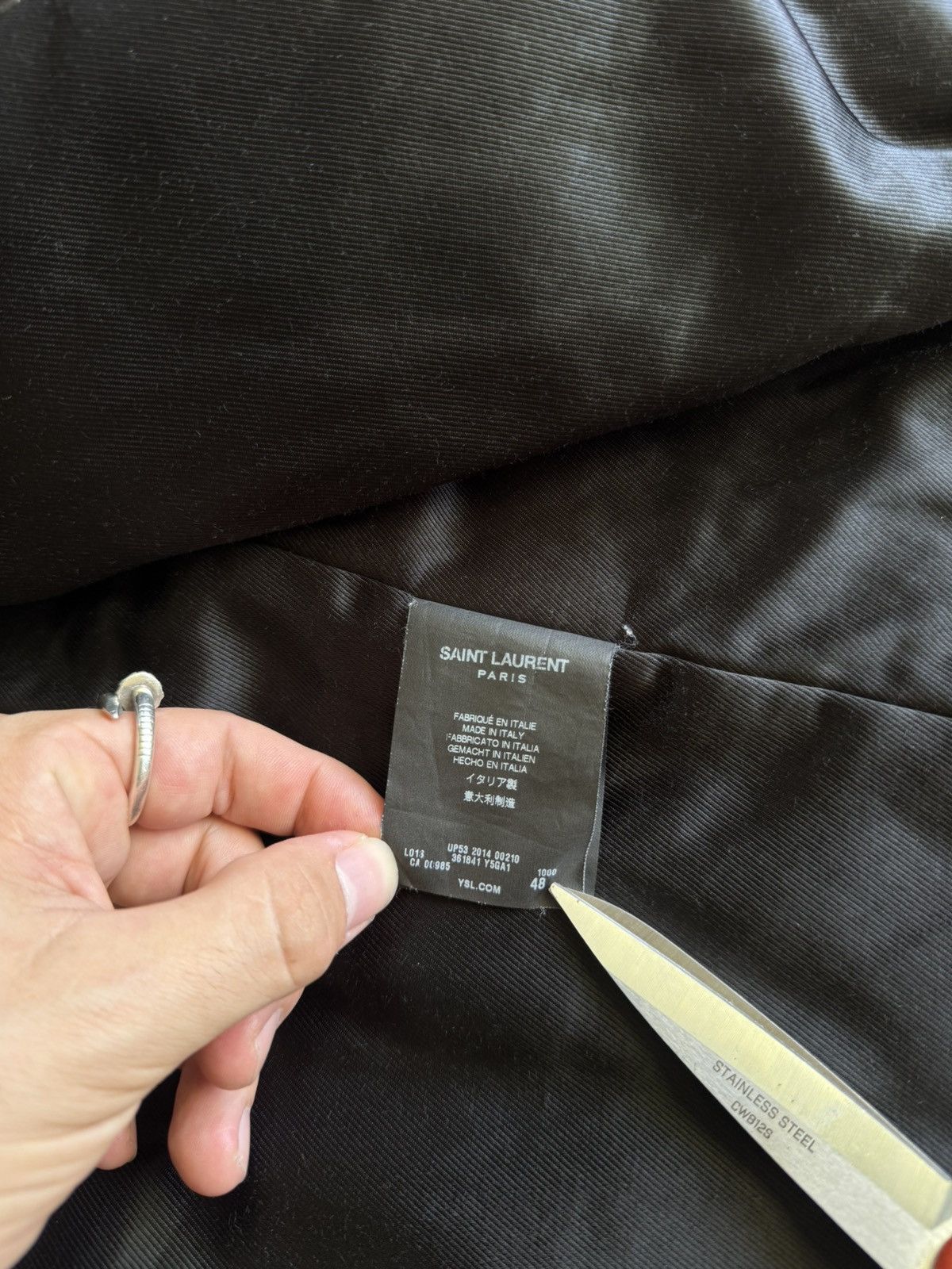 Saint Laurent Paris Saint Laurent Paris L01 Biker Jacket Size US M / EU 48-50 / 2 - 10 Thumbnail