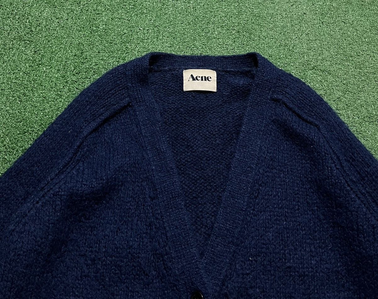 Acne Studios Acne Navy Cardigan Women Kid Mohair Wool Size S / US 4 / IT 40 - 3 Thumbnail