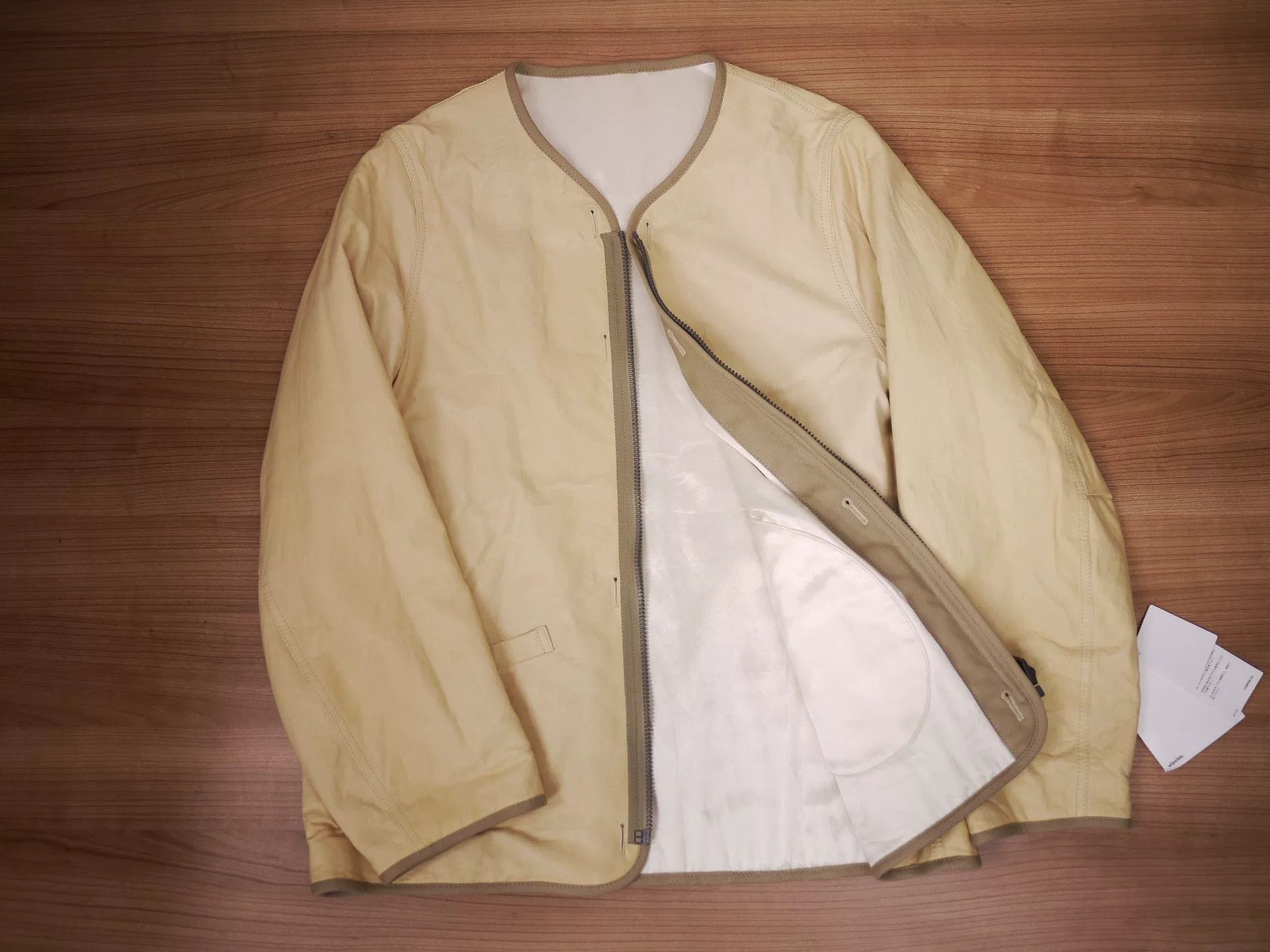 Visvim visvim iris jacket in ivory color Size US M / EU 48-50 / 2 - 1 Thumbnail