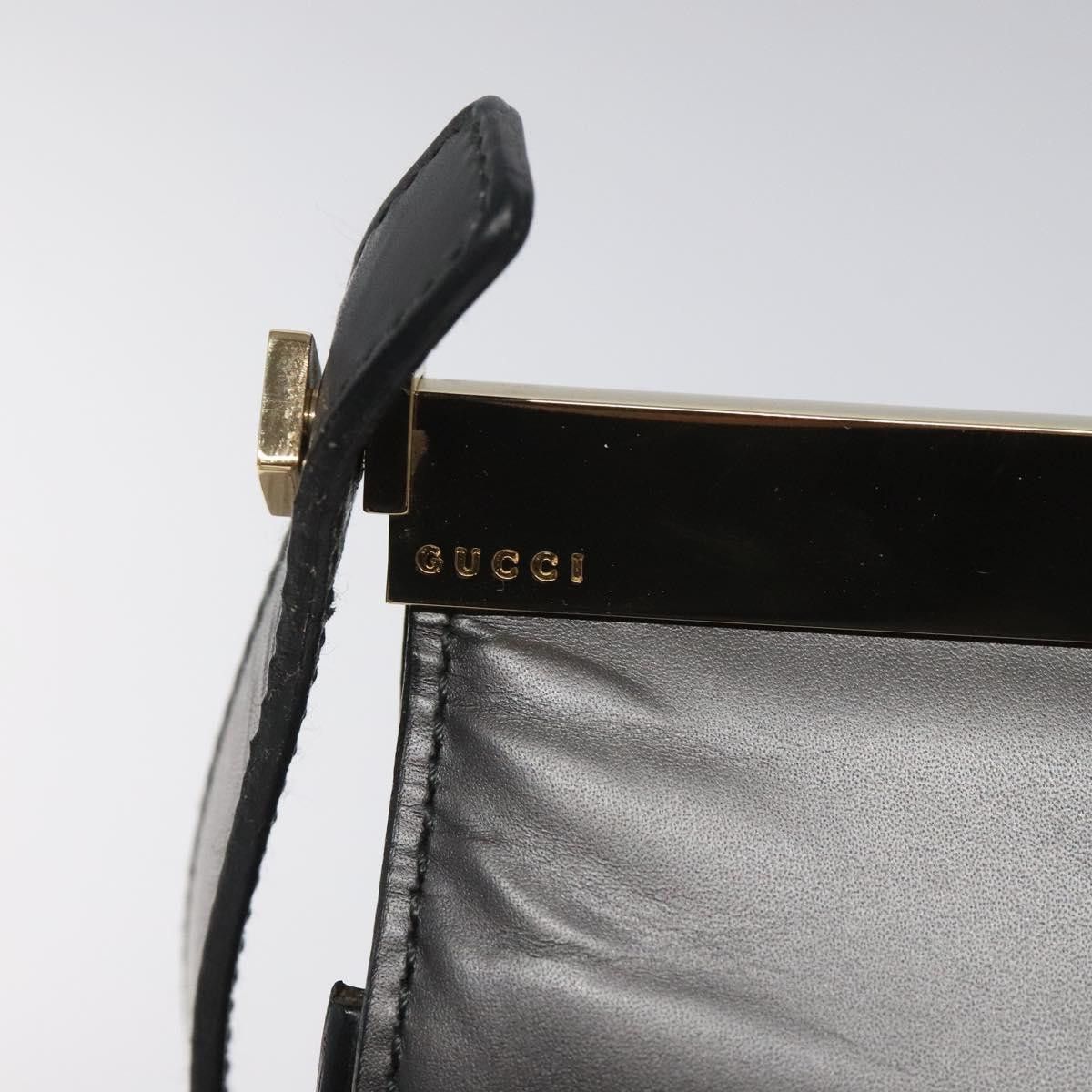Gucci GUCCI Shoulder Bag Leather Gray Gold Size ONE SIZE - 8 Thumbnail