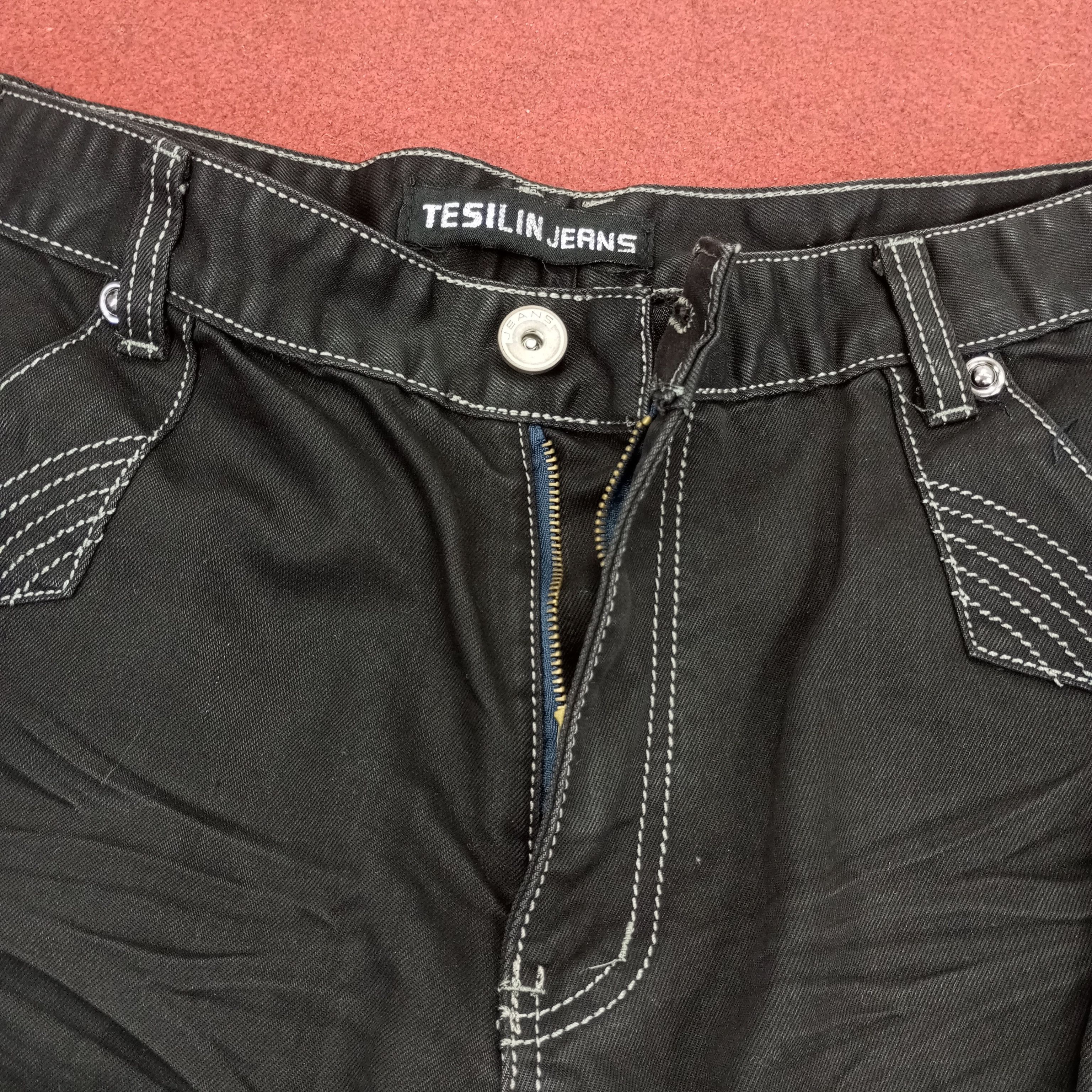 Vintage Tesilin Jeans Fashion Rock Punk Cargo Style Jeans Size US 35 - 12 Thumbnail