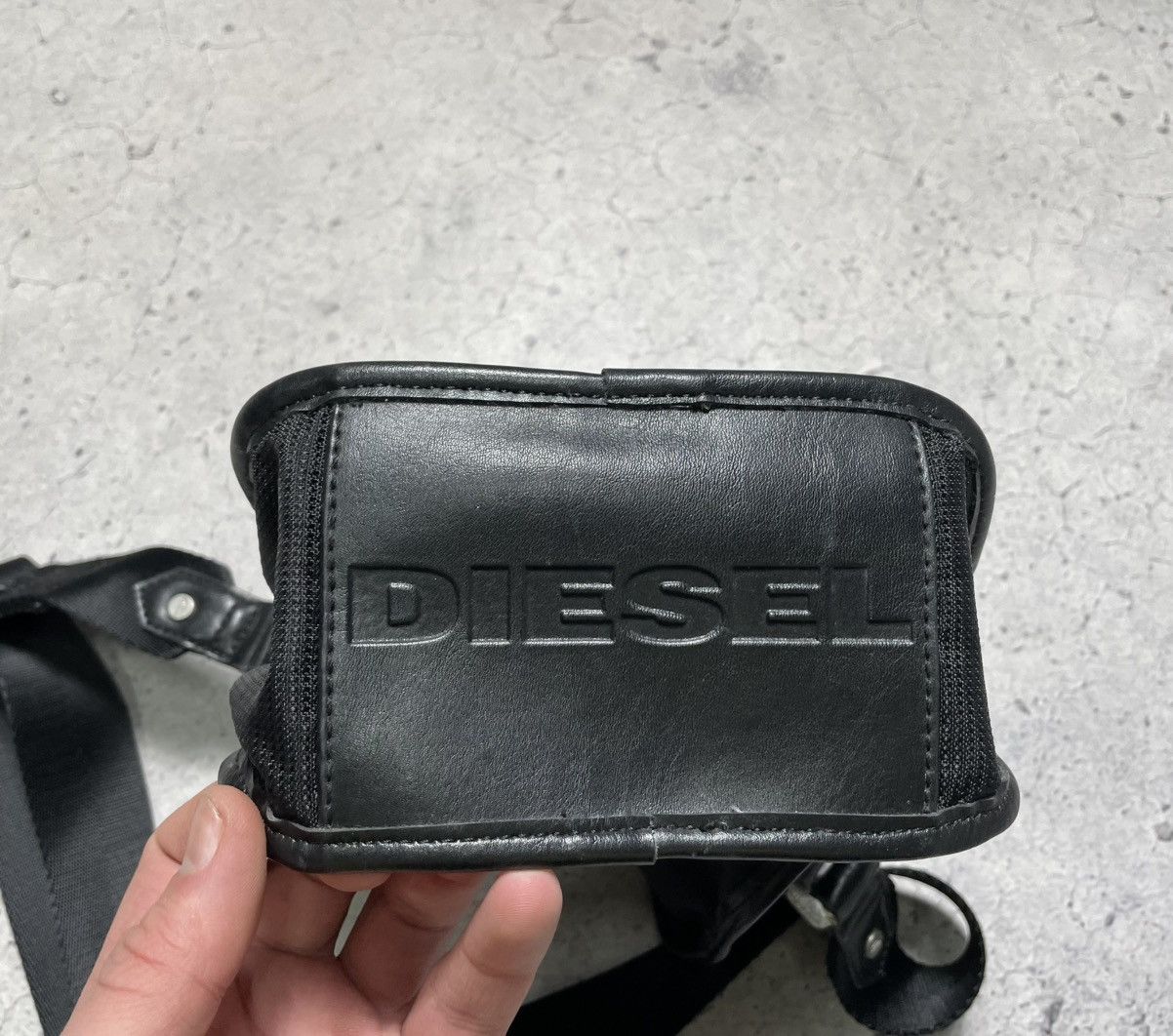 Diesel Diesel Leather Messenger Bag Black Y2K Size ONE SIZE - 11 Thumbnail