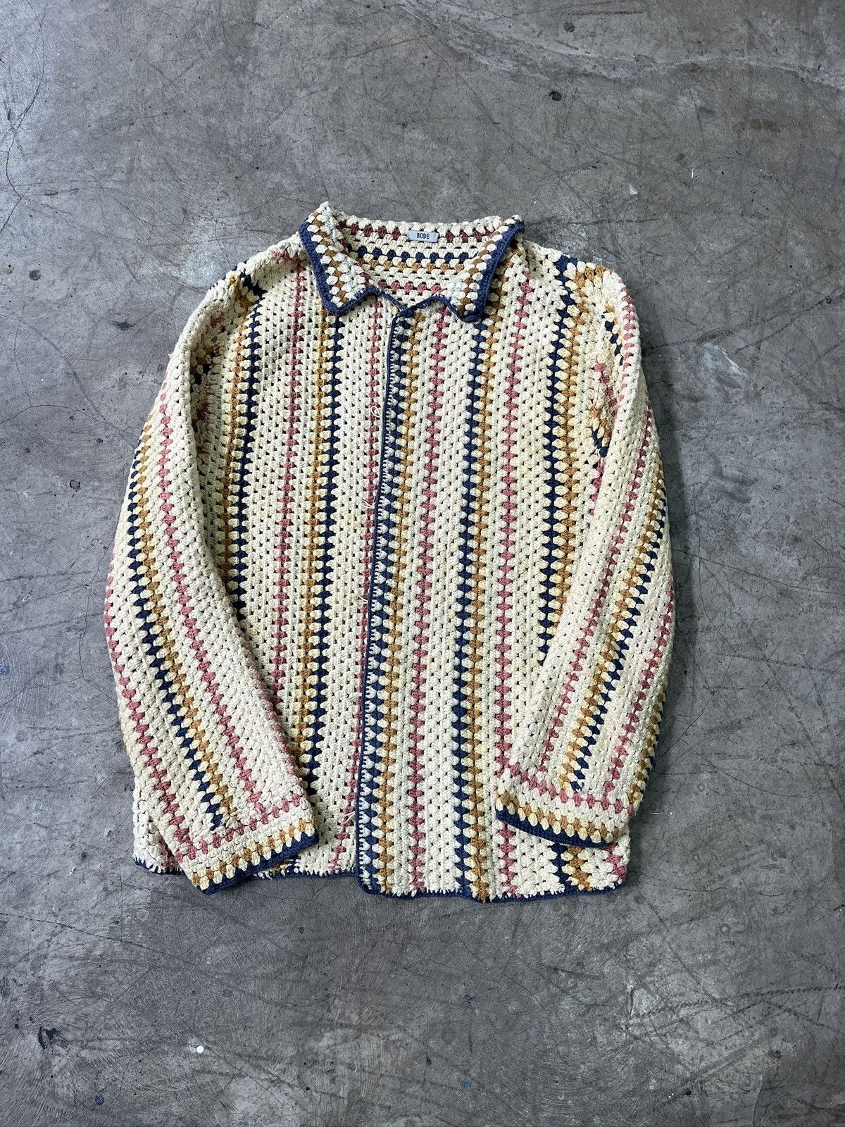 Bode Bode Crochet Button Up Shirt (unisex) Size US M / EU 48-50 / 2 - 13 Thumbnail