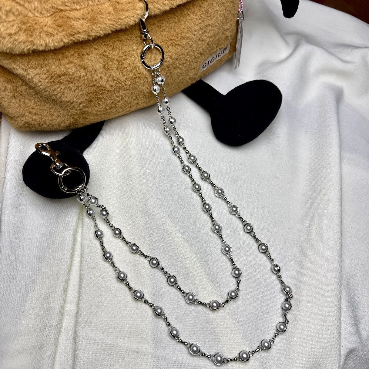 Jewelry double-layer pearl pant chain Size ONE SIZE - 2 Thumbnail