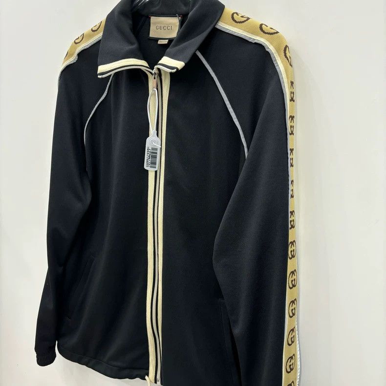 Gucci Gucci Side-sleeved Logo striped casual long-sleeved jacket Size US L / EU 52-54 / 3 - 2 Thumbnail