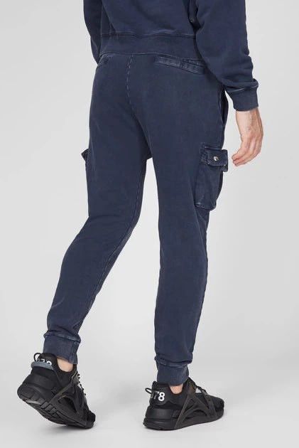Diesel Diesel P Tarpock Blue Garment Dyed Sweat Cargo Jogger Pants Size US 32 / EU 48 - 2 Thumbnail