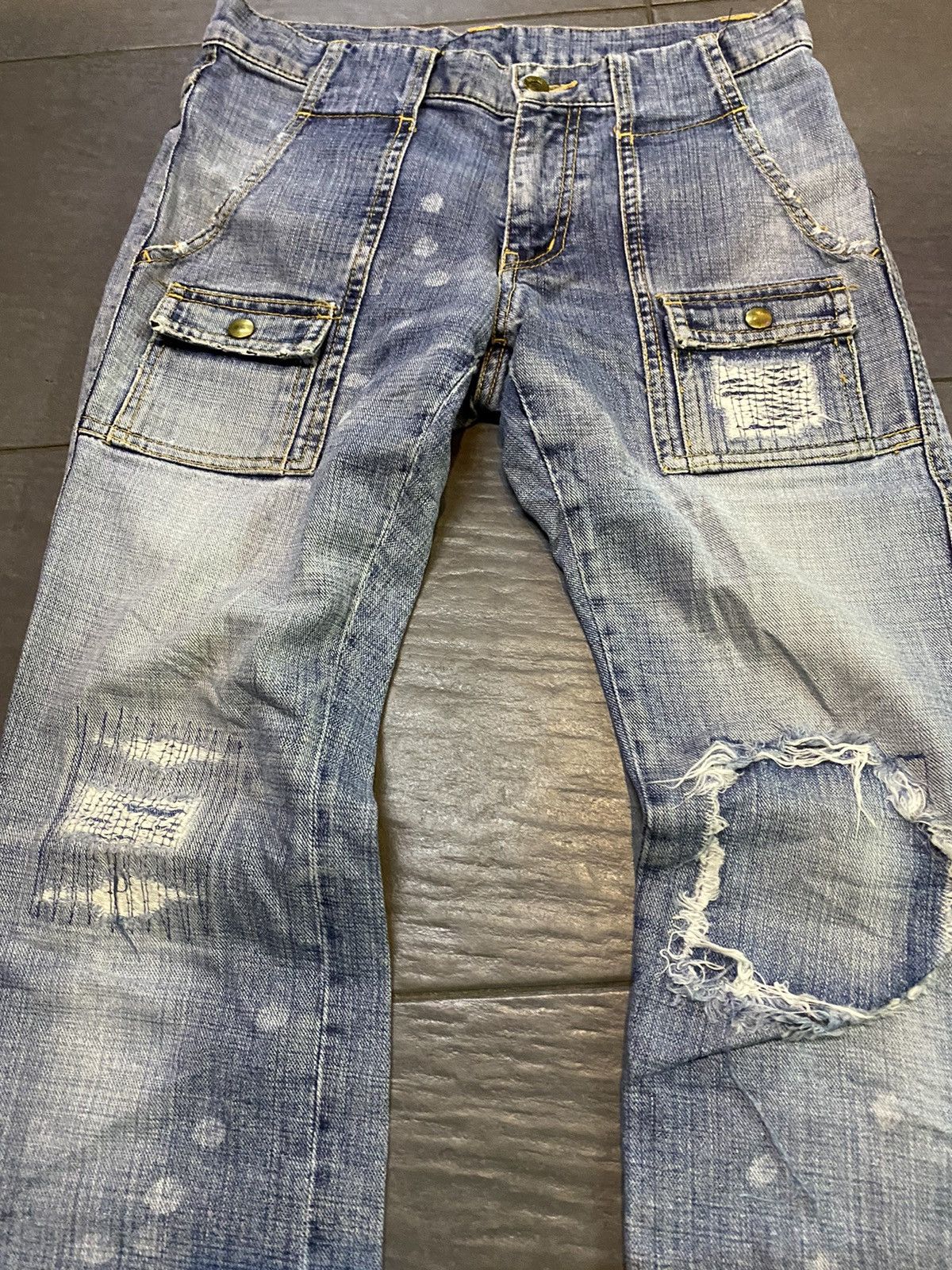 Hysteric Glamour Boycott distressed patchwork Size US 31 - 2 Thumbnail
