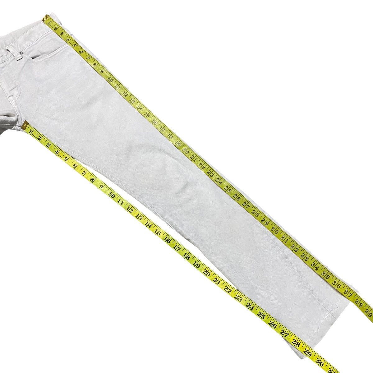 Tornado Mart Tornado Mart White Denim Flare Jeans Size US 28 / EU 44 - 21 Thumbnail