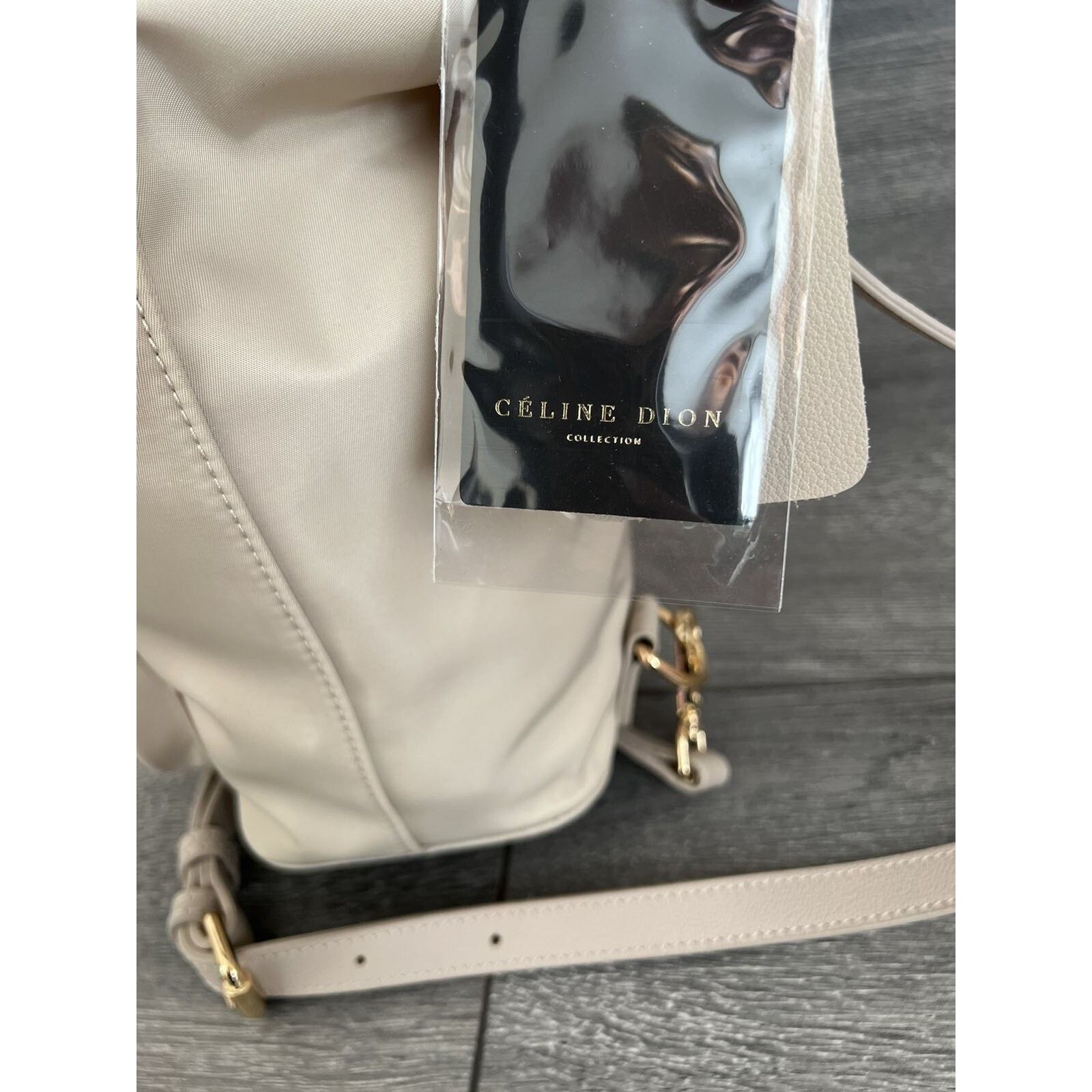 Celine CÉLINE DION Gray with gold Size Medium Bag B000489 Size ONE SIZE - 16 Thumbnail