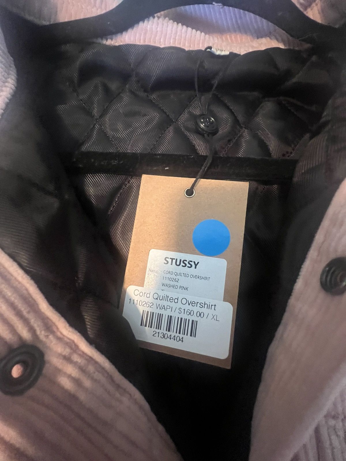 Stussy Stussy Cord Quilted Overshirt Size US XL / EU 56 / 4 - 2 Thumbnail