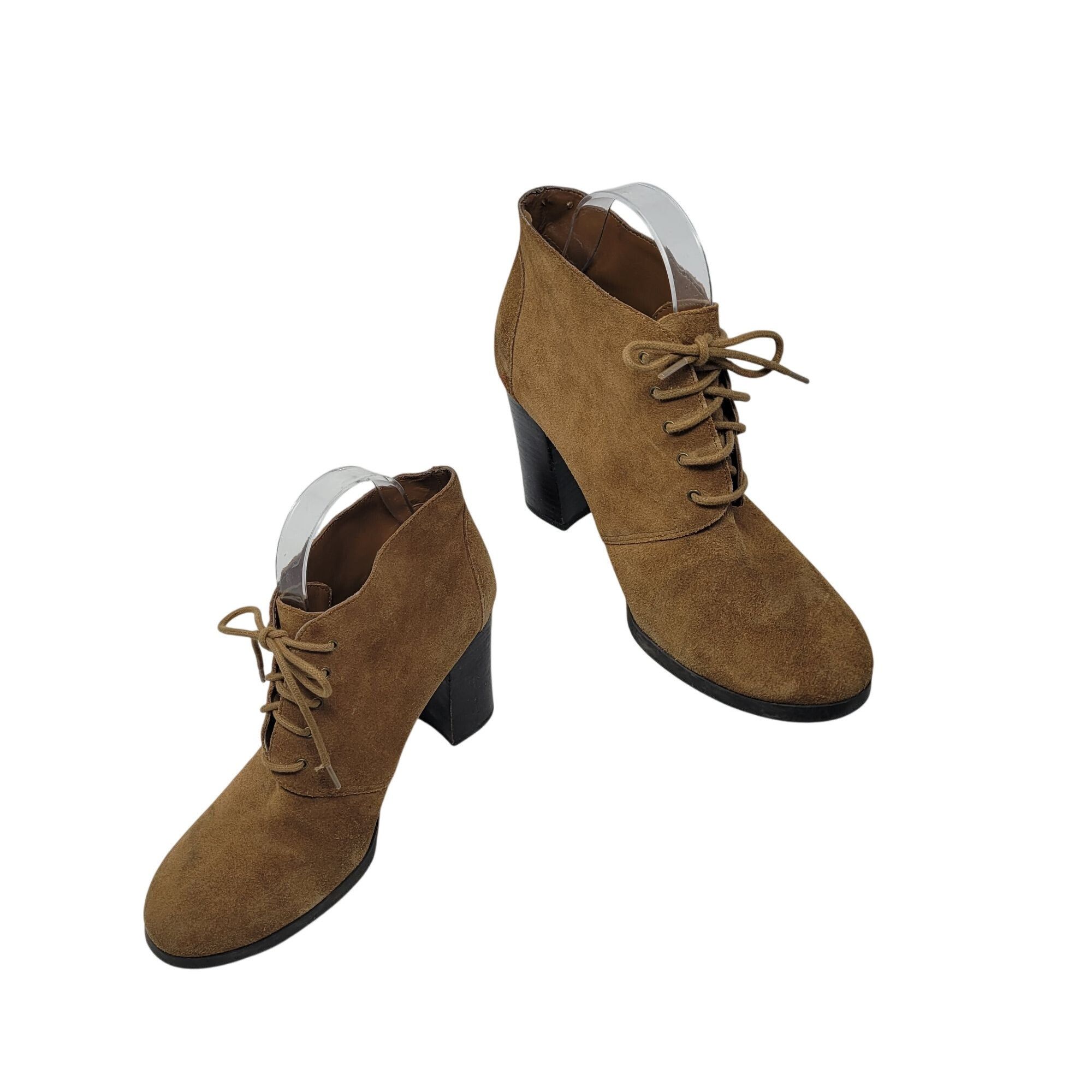 Franco Sarto Franco Sarto Womens Wenda Ankle Boots 8.5 Leather Upper Brow Size US 8.5 / IT 38.5 - 6 Thumbnail