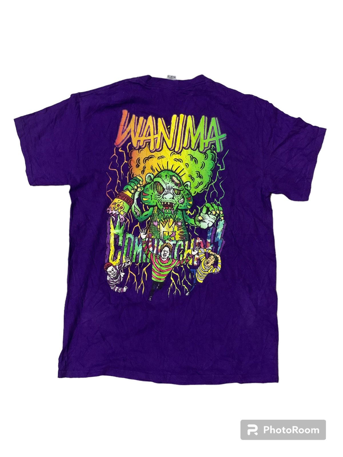 Band Tees × Japanese Brand × Seditionaries Nice Japanese Punk Rock Band Wanina No Image Fell Thing Tee Size US M / EU 48-50 / 2 - 1 Thumbnail