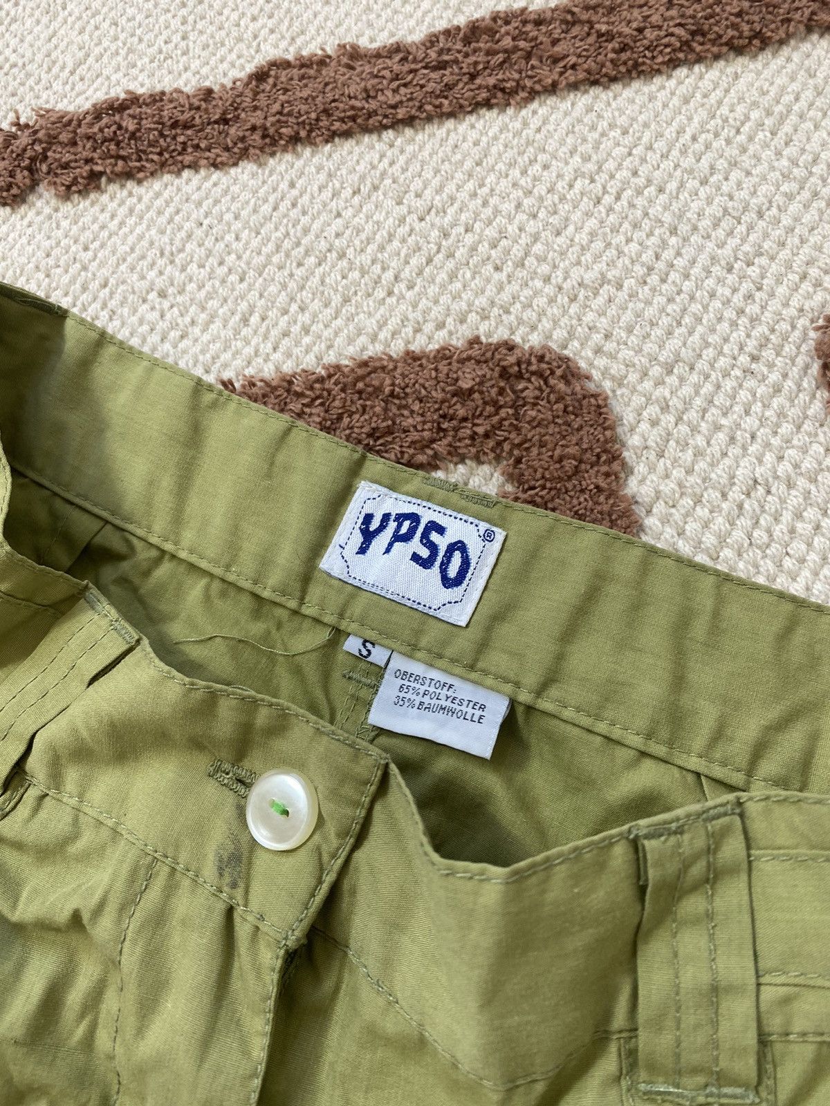 Vintage DRAPERY CARGO ON PUFFS GORPCORE SKIRT Size 25" / US 0 / IT 36 - 4 Thumbnail