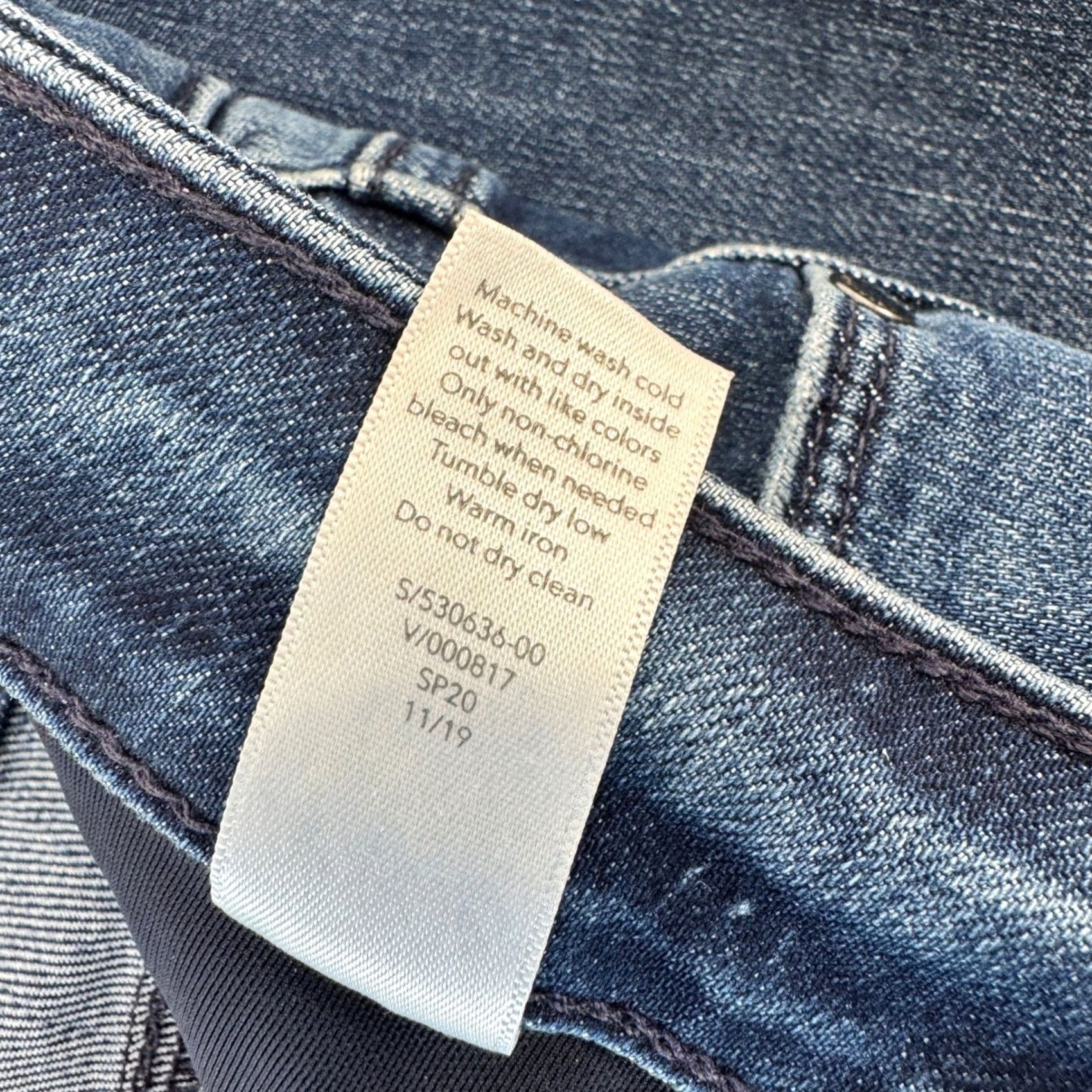 Athleta Athleta Sculpttek Ultra Skinny Ankle Jeans True Blue Size 12 RN 54023 Size 34" / US 12 / IT 48 - 5 Thumbnail
