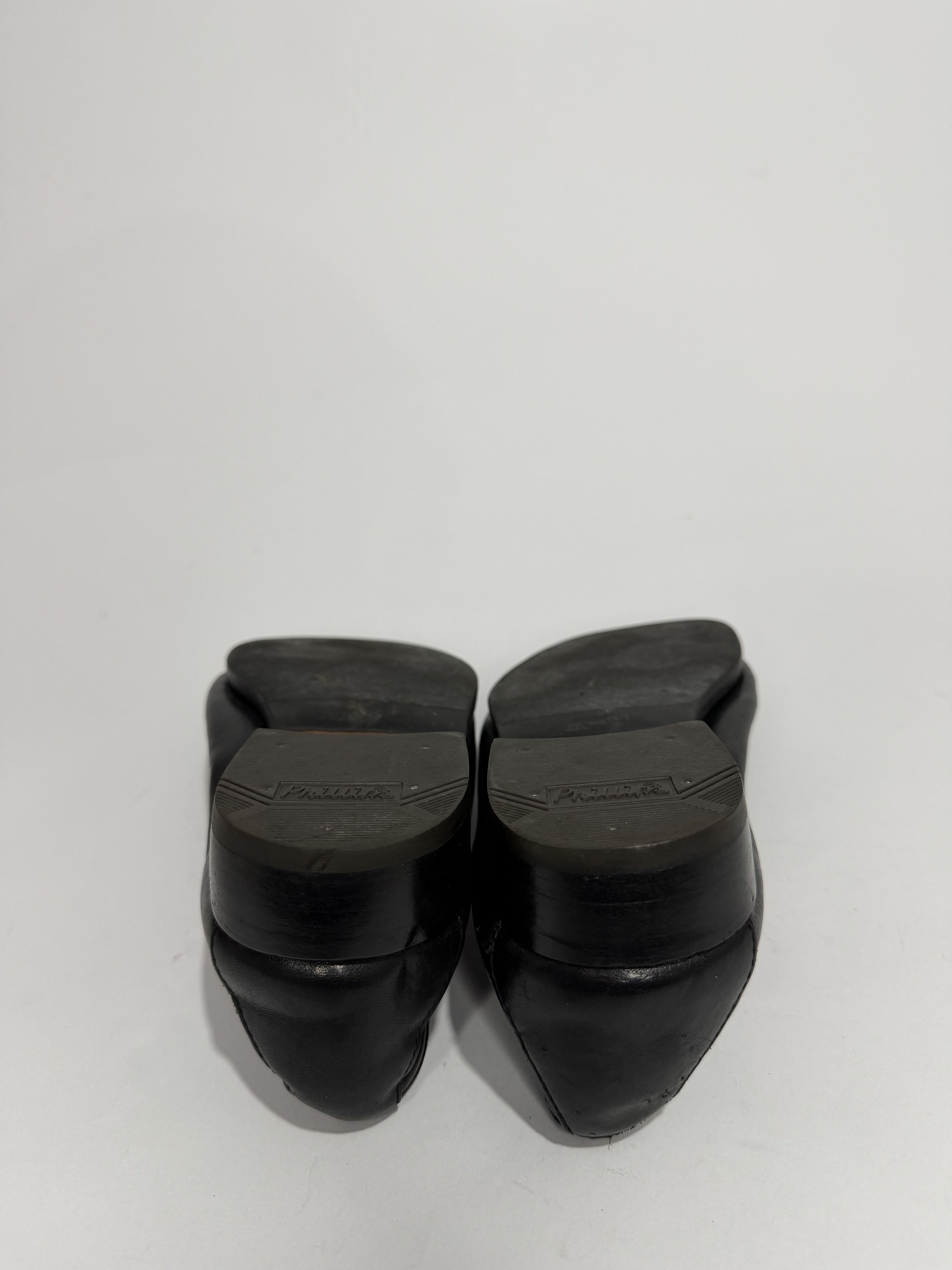 Gucci Gucci Black Leather Horsebit Loafers Size US 8 / EU 41 - 9 Thumbnail