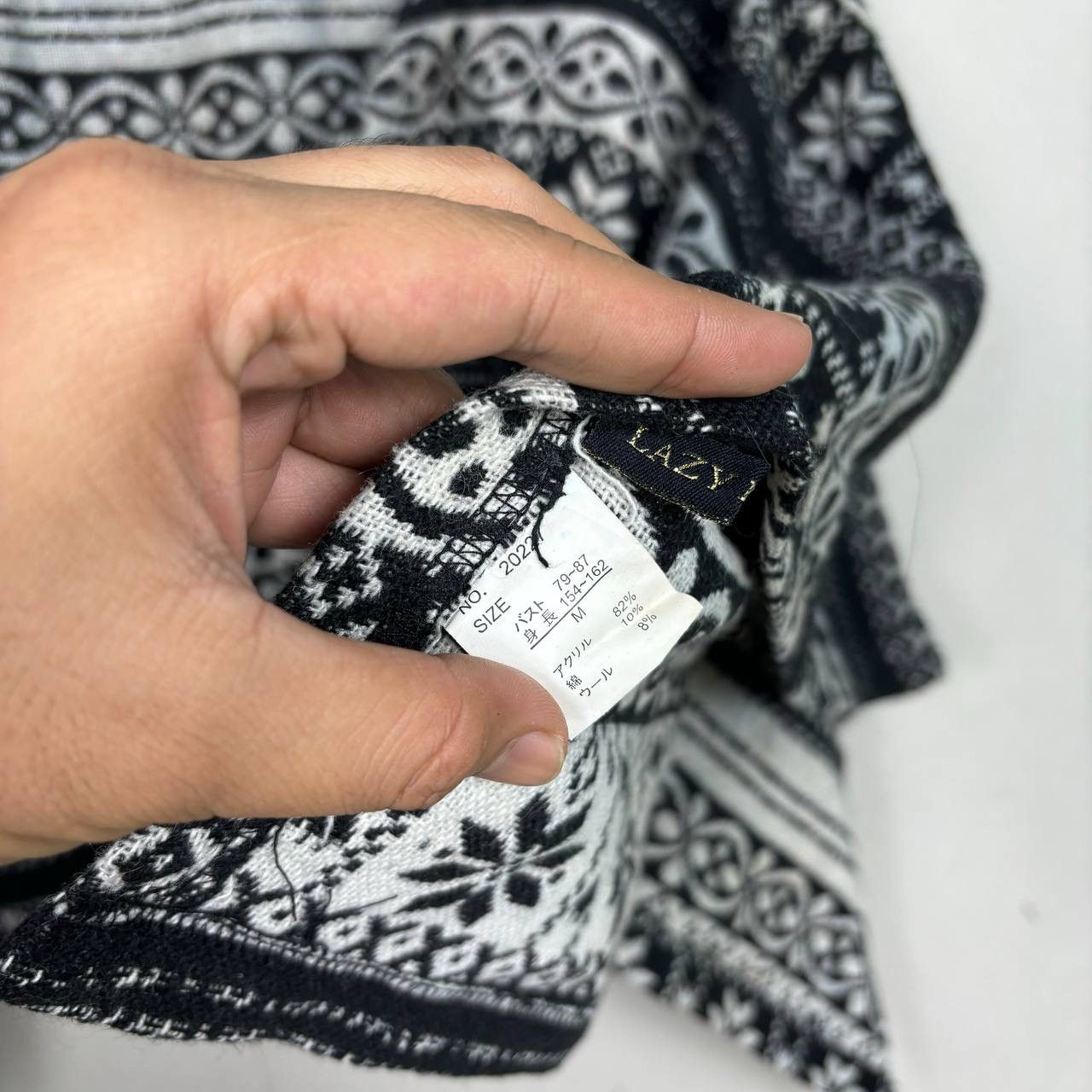 Cloak × Native Vintage Native Navajo Knitted Poncho Cloaks Capes Size US M / EU 48-50 / 2 - 7 Thumbnail