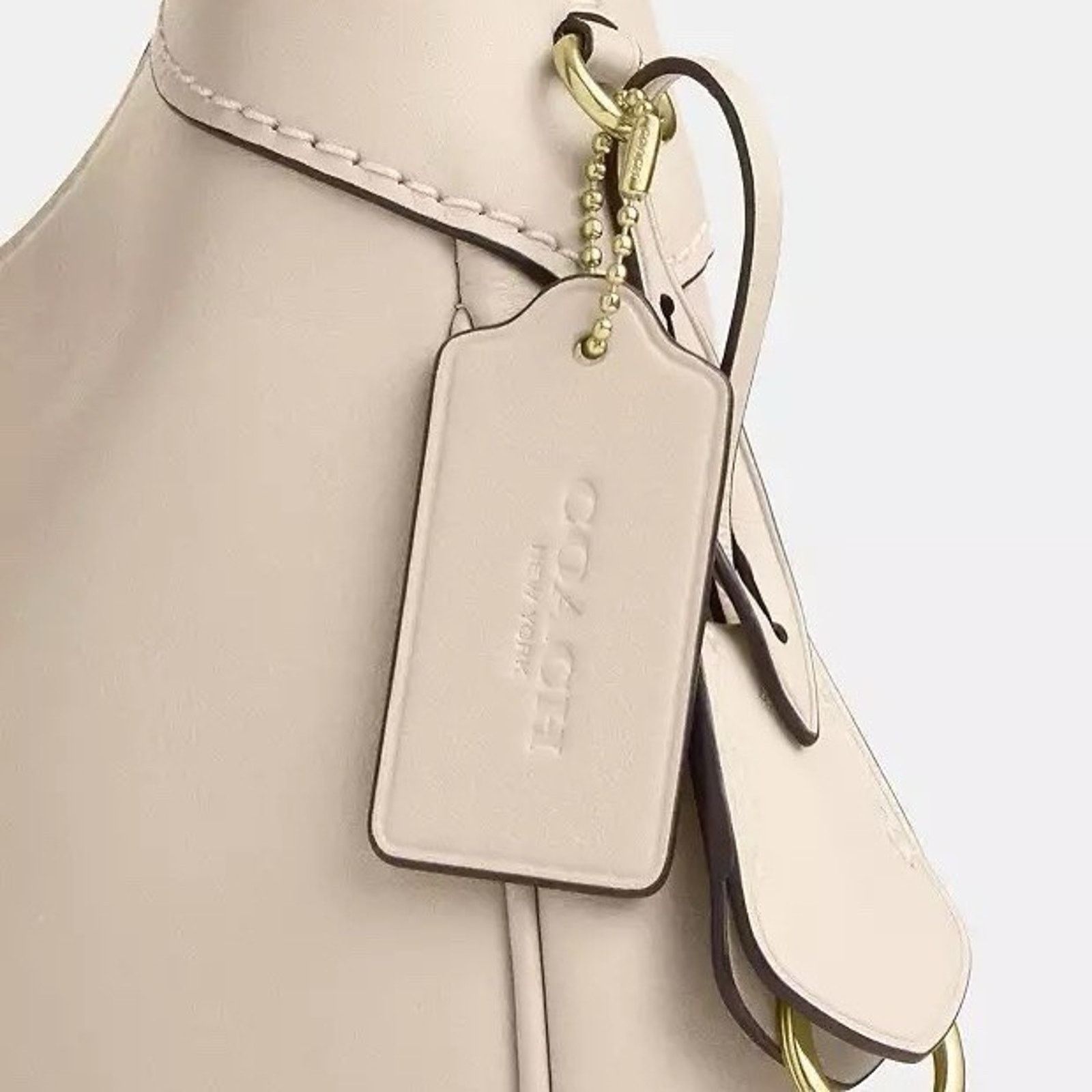 Coach NWT Coach Ella Shoulder Bag Leather CCE48 Im/Oat Size ONE SIZE - 10 Thumbnail
