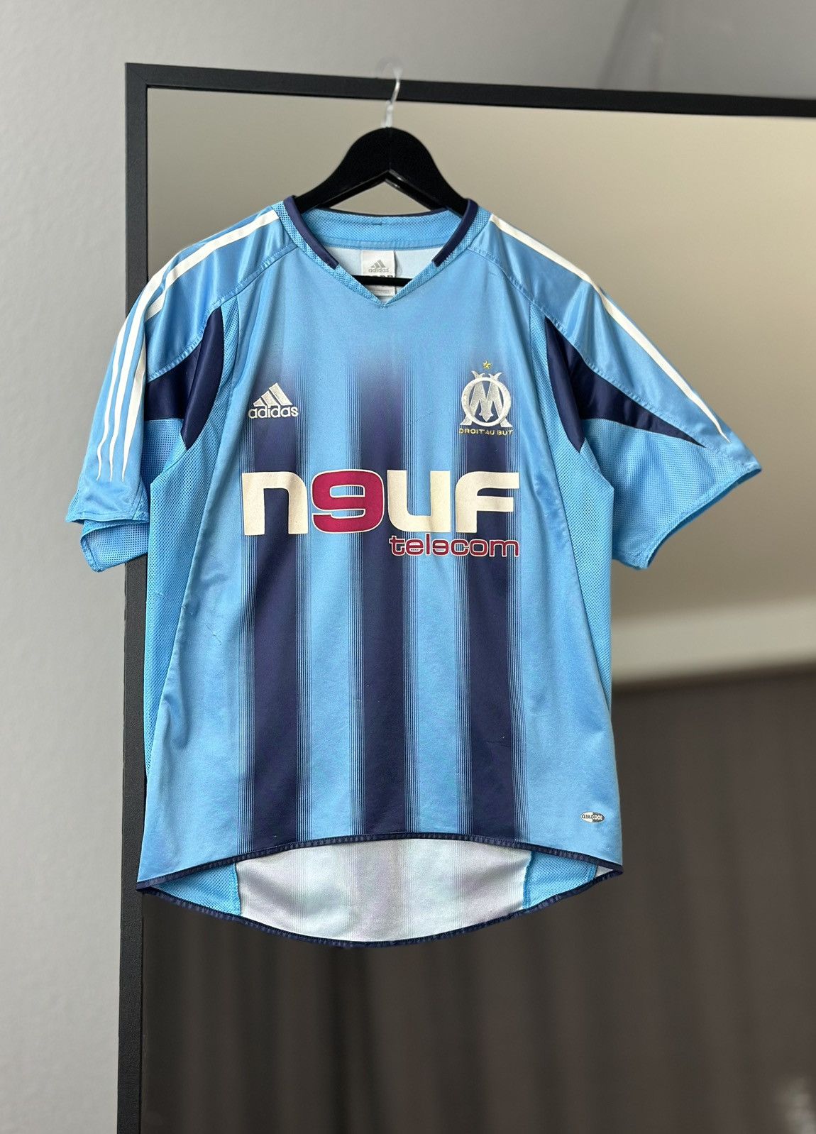 Adidas ADIDAS OLYMPIQUE MARSEILLE 2004/05 AWAY JERSEY MARSYLIA Size US M / EU 48-50 / 2 - 1 Thumbnail