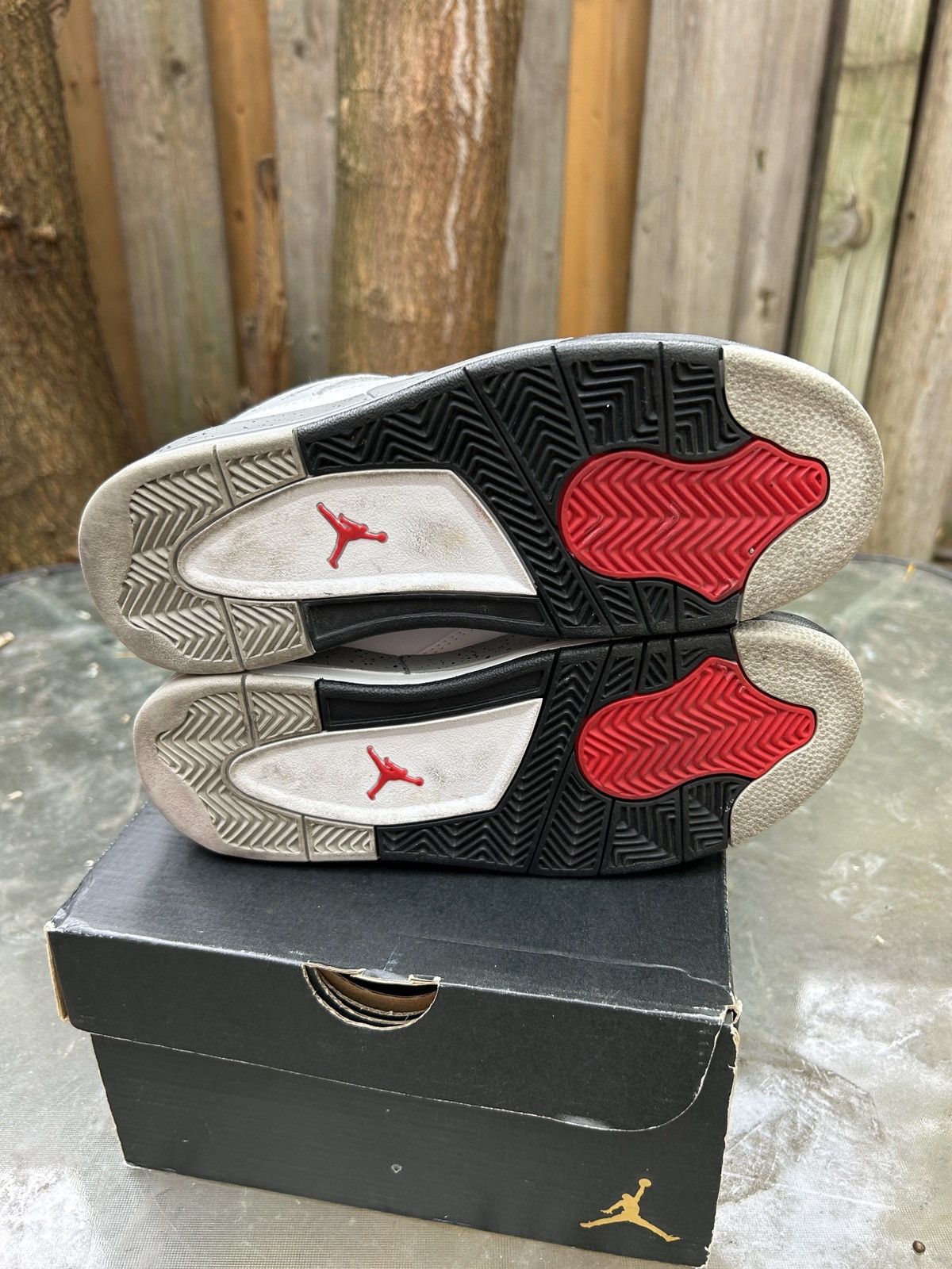 Jordan Brand Air Jordan 4 White Cement PS Size US 5 / IT 35 - 6 Thumbnail
