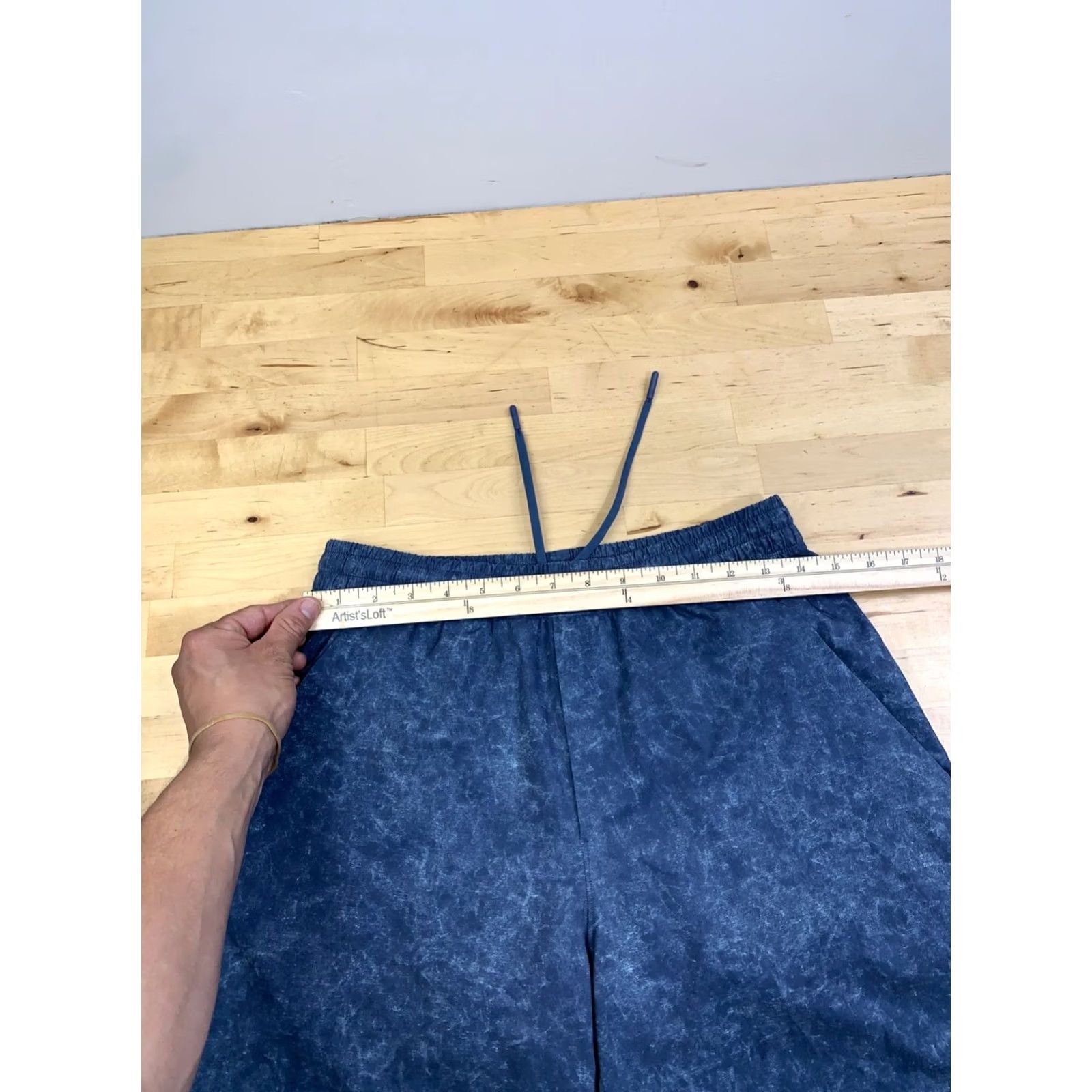 Lululemon Lululemon Pace Breaker Men M Blue Activewear Drawstring Athletic Gym Training Pockets 13287 Size ONE SIZE - 5 Thumbnail