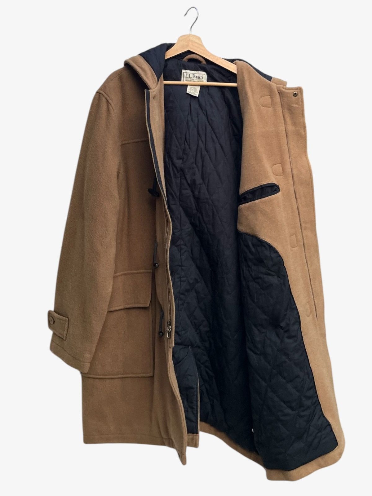 L.L. Bean L.L.Bean Wool Duffle Coat Thinsulate Insulation Size US XL / EU 56 / 4 - 4 Thumbnail