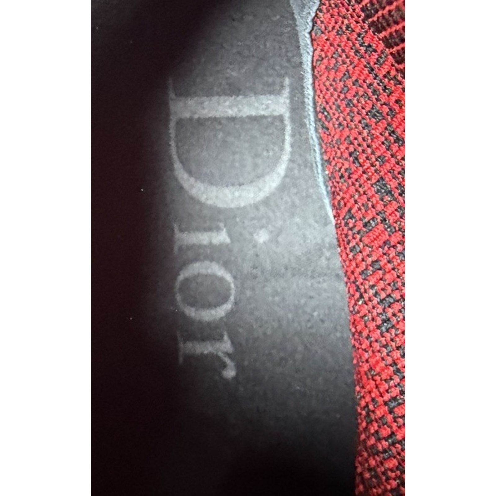 Dior Size 45EU/12US - Dior B21 Red Sock High Top Sneakers Size US 12 / EU 45 - 11 Thumbnail
