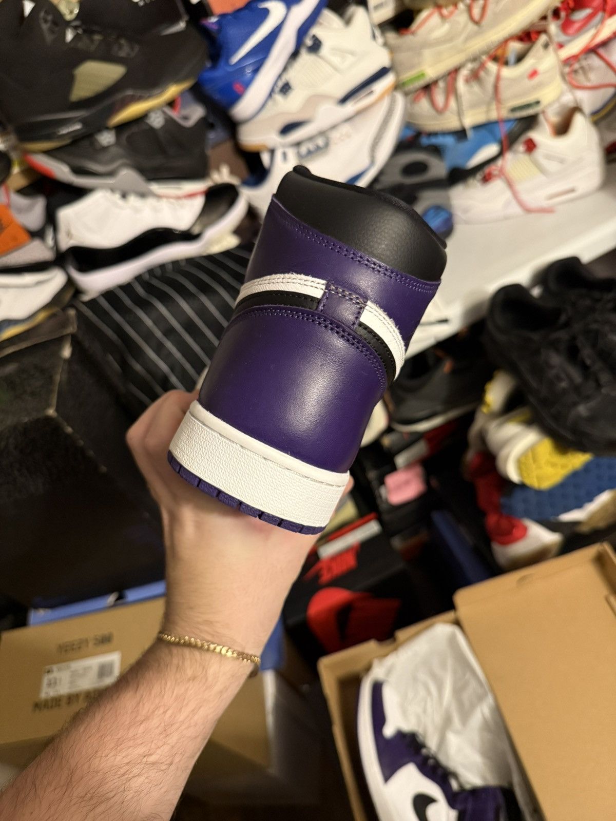 Jordan Brand Jordan retro 1 high court purple sz 10.5 Size US 10.5 / EU 43-44 - 4 Thumbnail