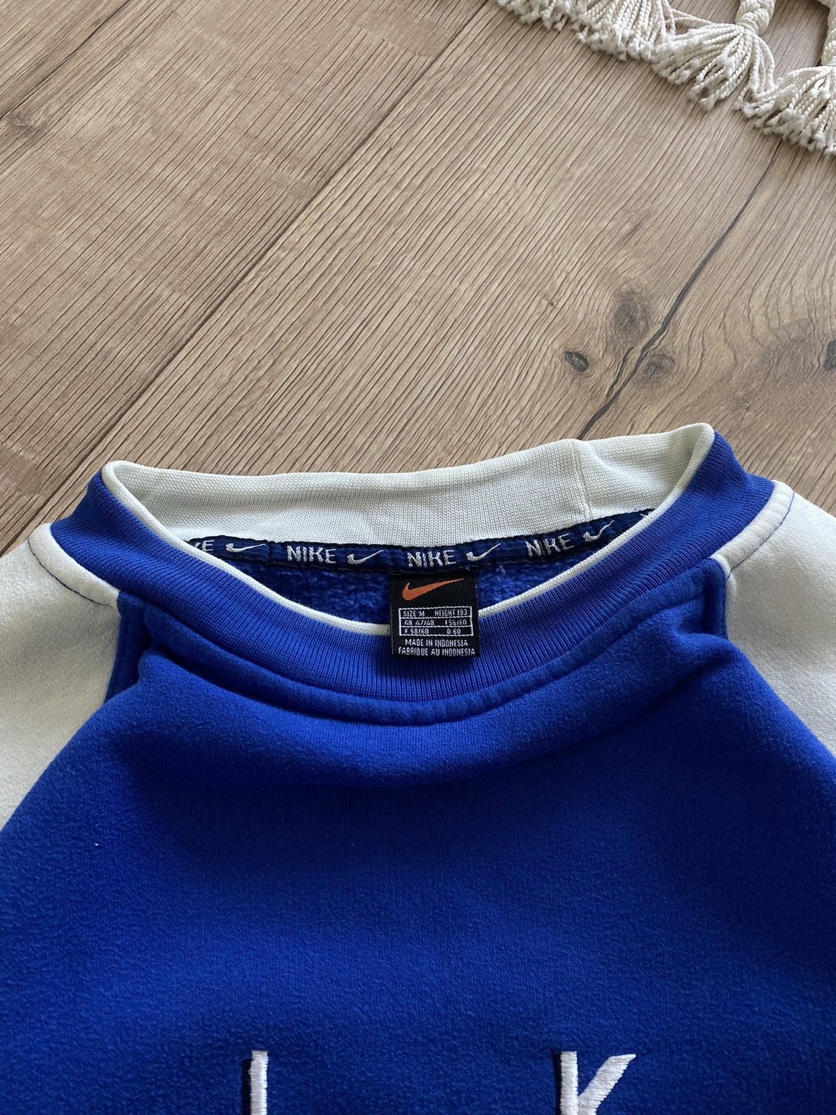 Nike × Vintage NIKE BOXY 90s VINTAGE BIG LOGO DRILL SWEATSHIRT Size US M / EU 48-50 / 2 - 6 Thumbnail