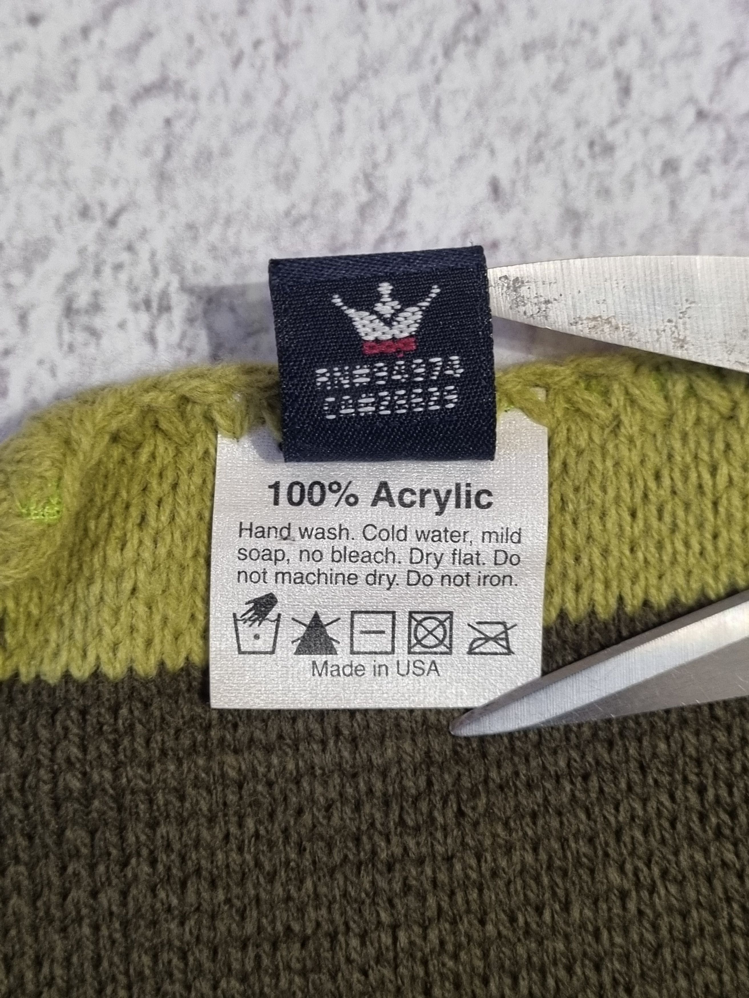 Stussy Stussy Vintage Striped Scarf Made in USA Size ONE SIZE - 7 Thumbnail