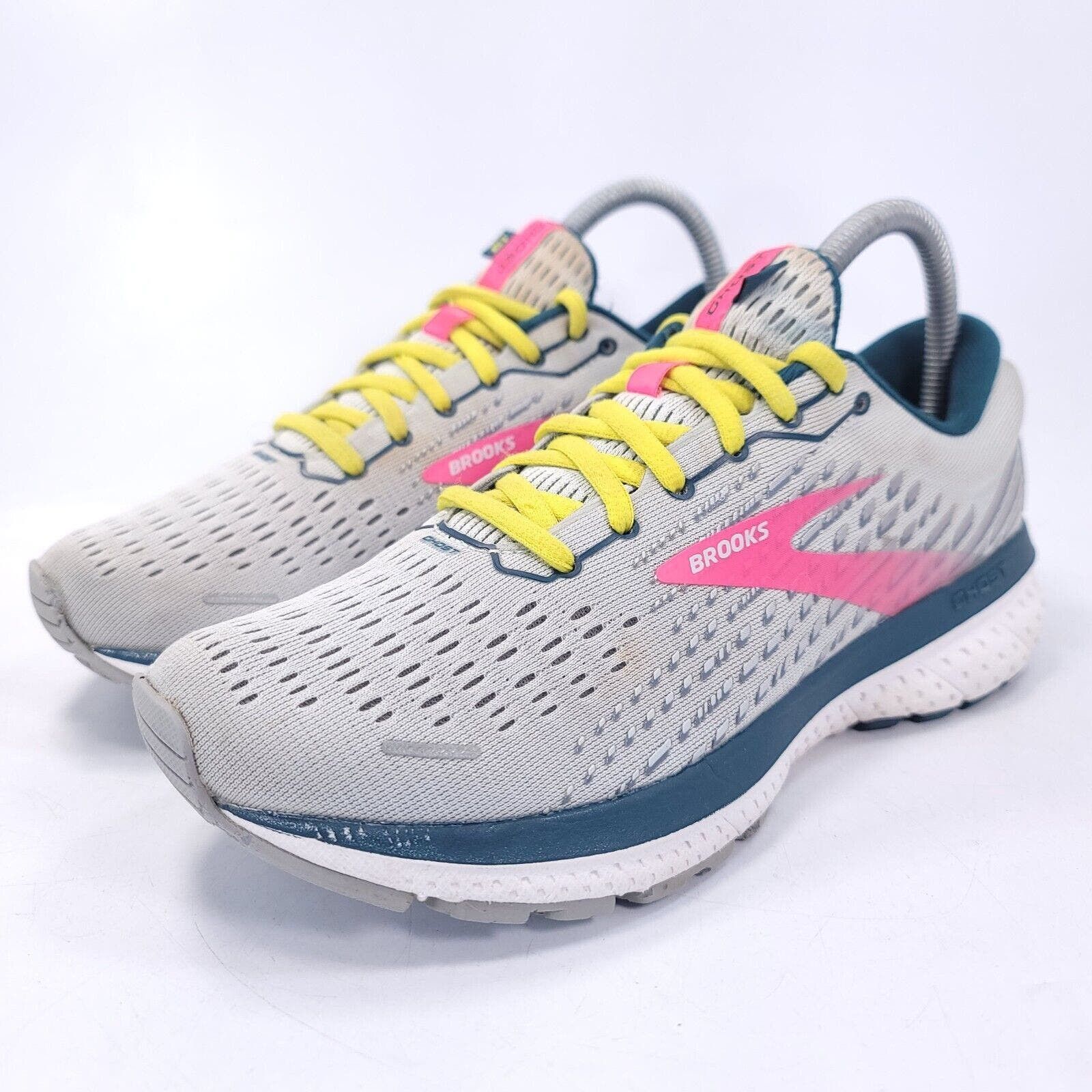 Brooks Brooks Ghost 13 Shoe Womens Size 7.5 1203381B154 Gray Pink Size US 7.5 / IT 37.5 - 1 Thumbnail