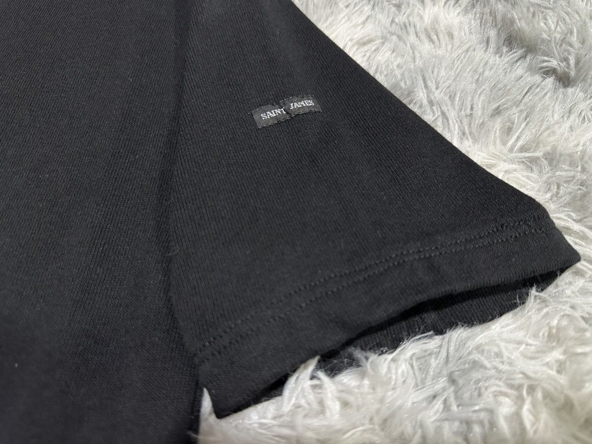 Saint James 🔥Y2K Saint James Solid Black Noir Tee Size US M / EU 48-50 / 2 - 3 Thumbnail
