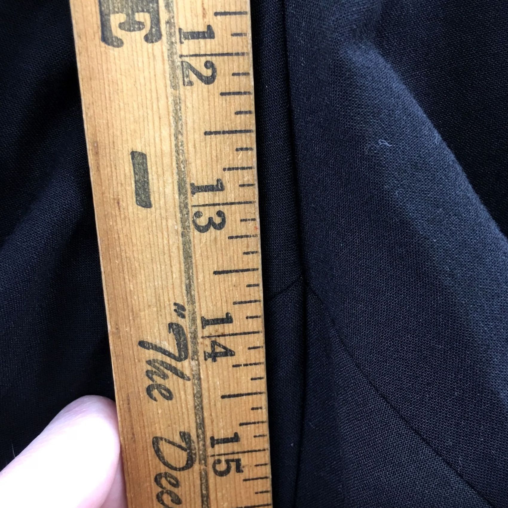 Calvin Klein Calvin Klein Chino Pants Womens 24W Black High Rise Flat Front Casual Slim Straight Leg Mens Womens Girls Boys? Size 42" / US 20 - 7 Thumbnail