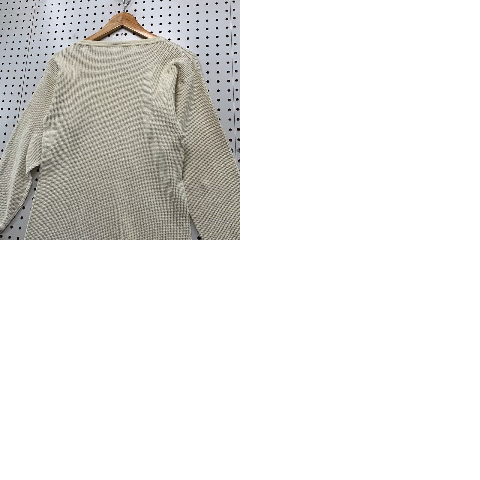 Vintage Northwest Territory Thermal Shirt Mens XL Beige Long Sleeve Waffle Knit Made USA Size US XL / EU 56 / 4 - 9 Thumbnail