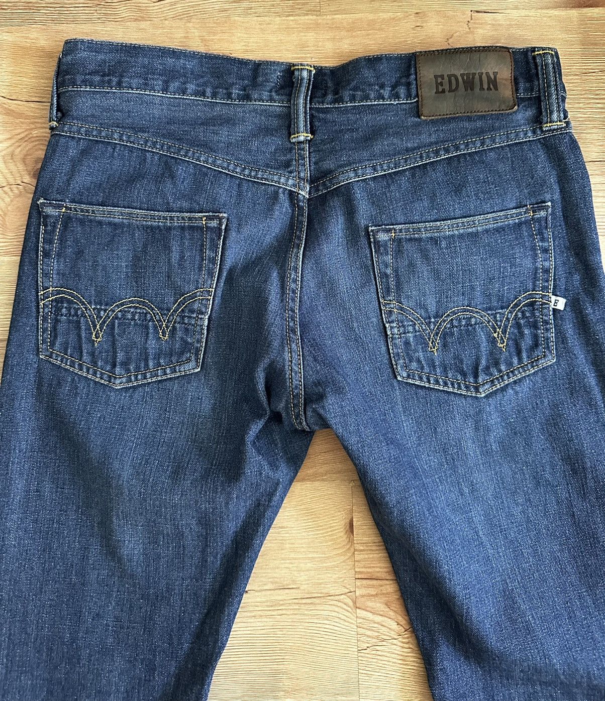 Edwin × Japanese Brand Edwin ED-55 Relaxed Jeans – 30x32 EST Tokyo Japan Size US 30 / EU 46 - 5 Thumbnail