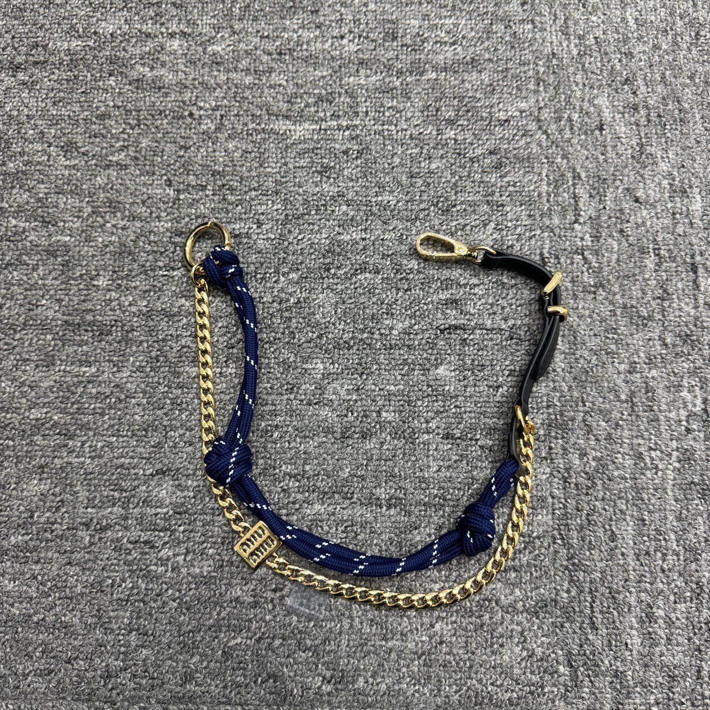 Miu Miu MIU MIU color blocked chain bag charm Size ONE SIZE - 2 Thumbnail