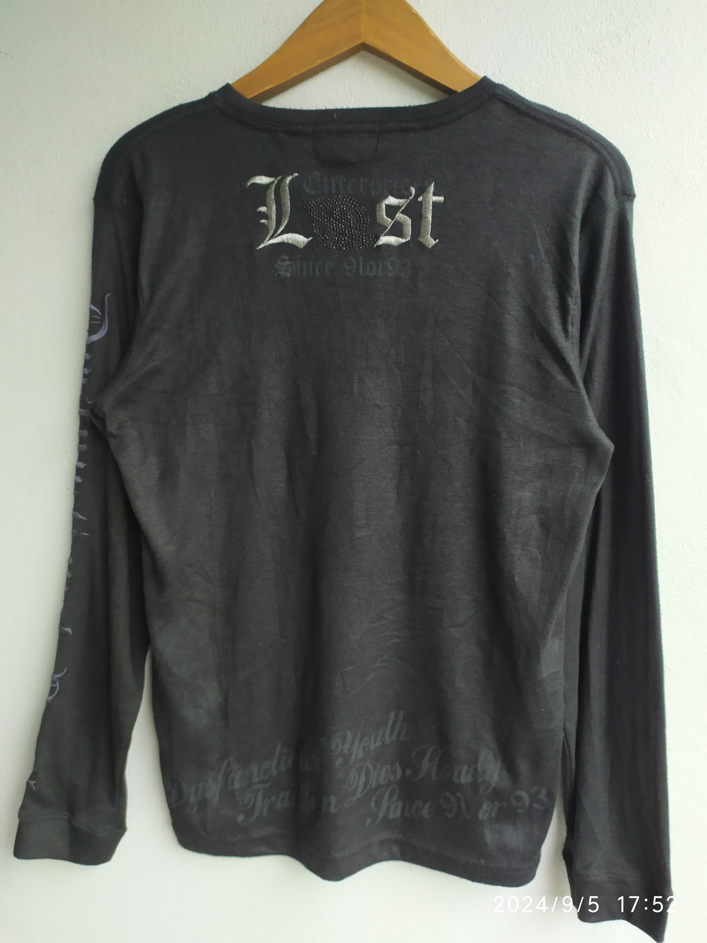 If Six Was Nine × Japanese Brand × Le Grande Bleu (L.G.B.) Japanese Lost poem longsleeve Shirt Size US S / EU 44-46 / 1 - 2 Thumbnail