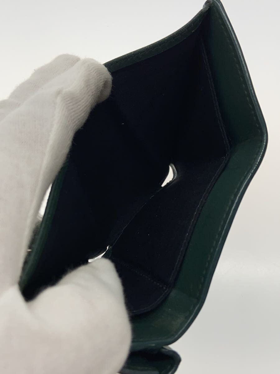 Balenciaga Balenciaga Leather Tri-Fold Wallet Green Size ONE SIZE - 6 Thumbnail
