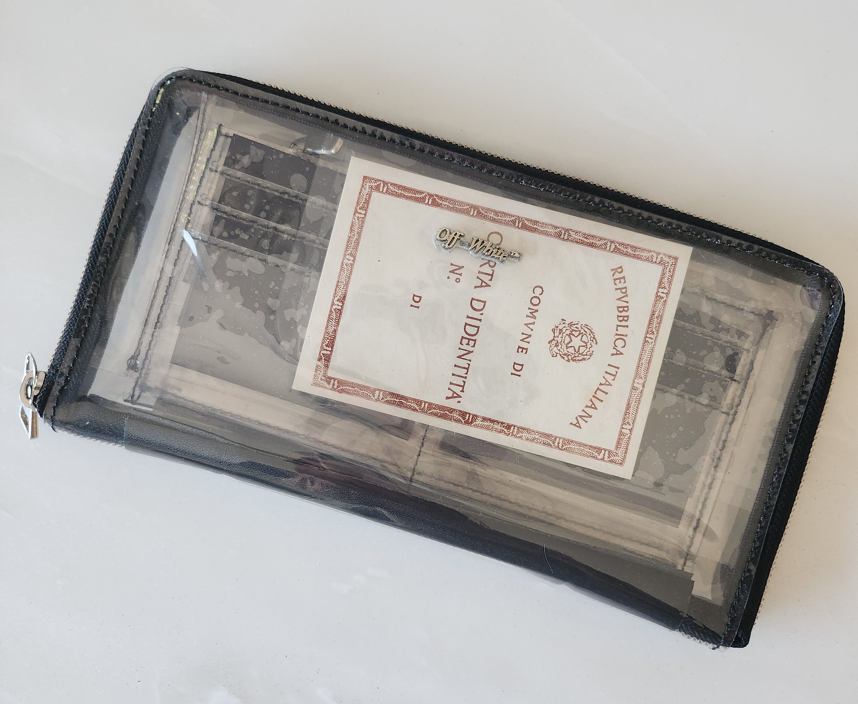 Off-White Off-White See-Thru Zip Clutch Size ONE SIZE - 5 Thumbnail