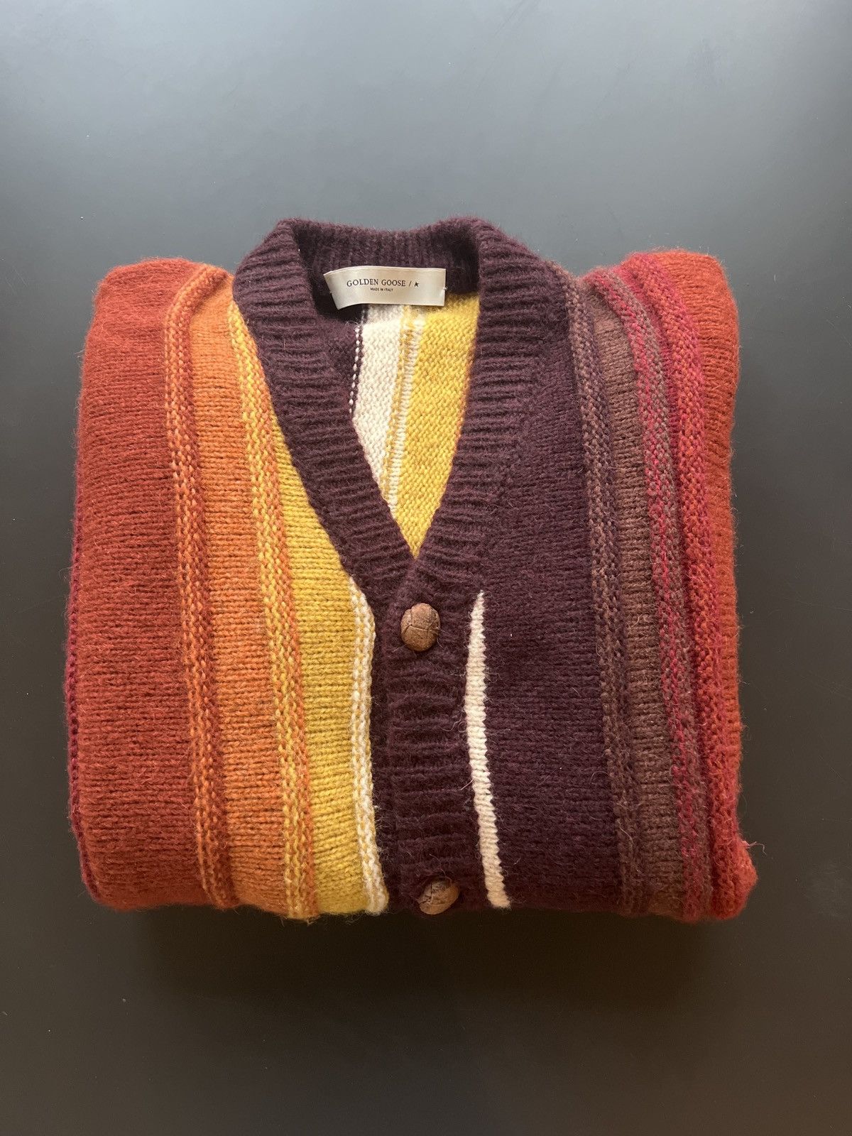 Golden Goose Golden Goose fringed alpaca cardigan Size US M / EU 48-50 / 2 - 1 Thumbnail