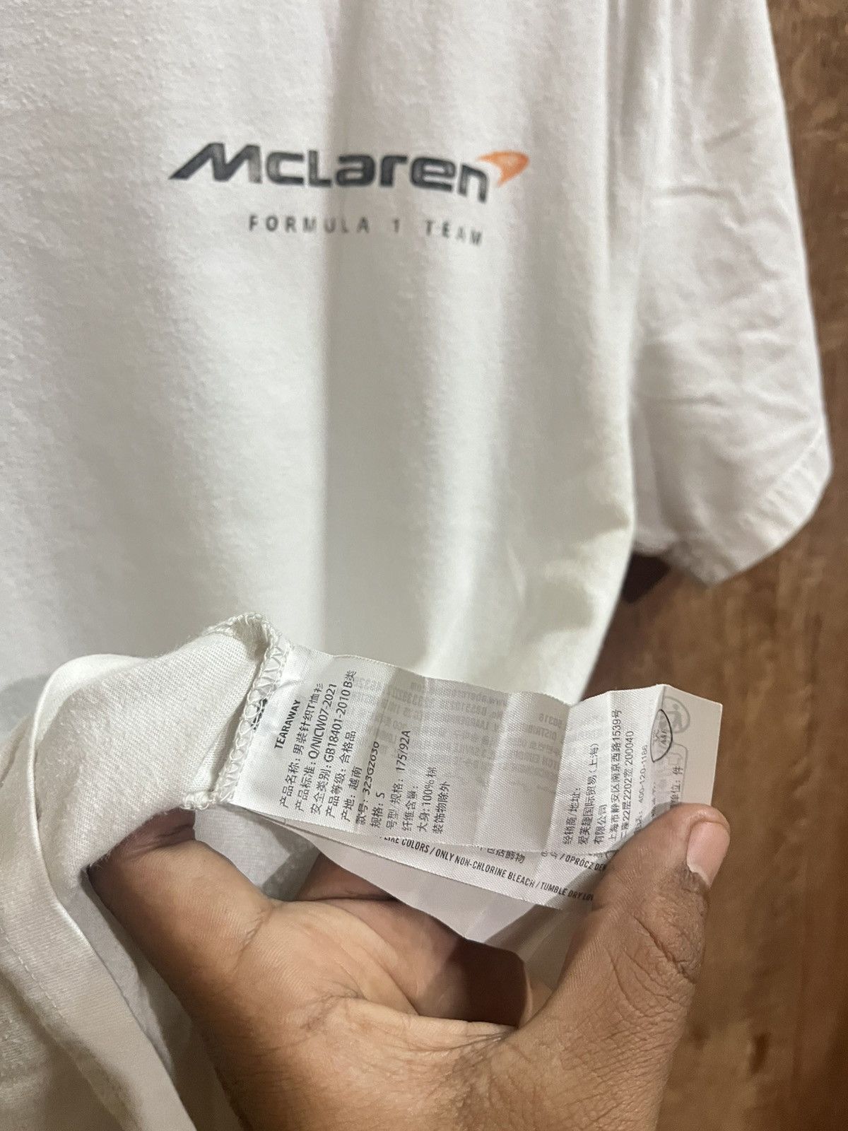 Band Tees Mclaren formula 1 team Tee Size US M / EU 48-50 / 2 - 3 Thumbnail